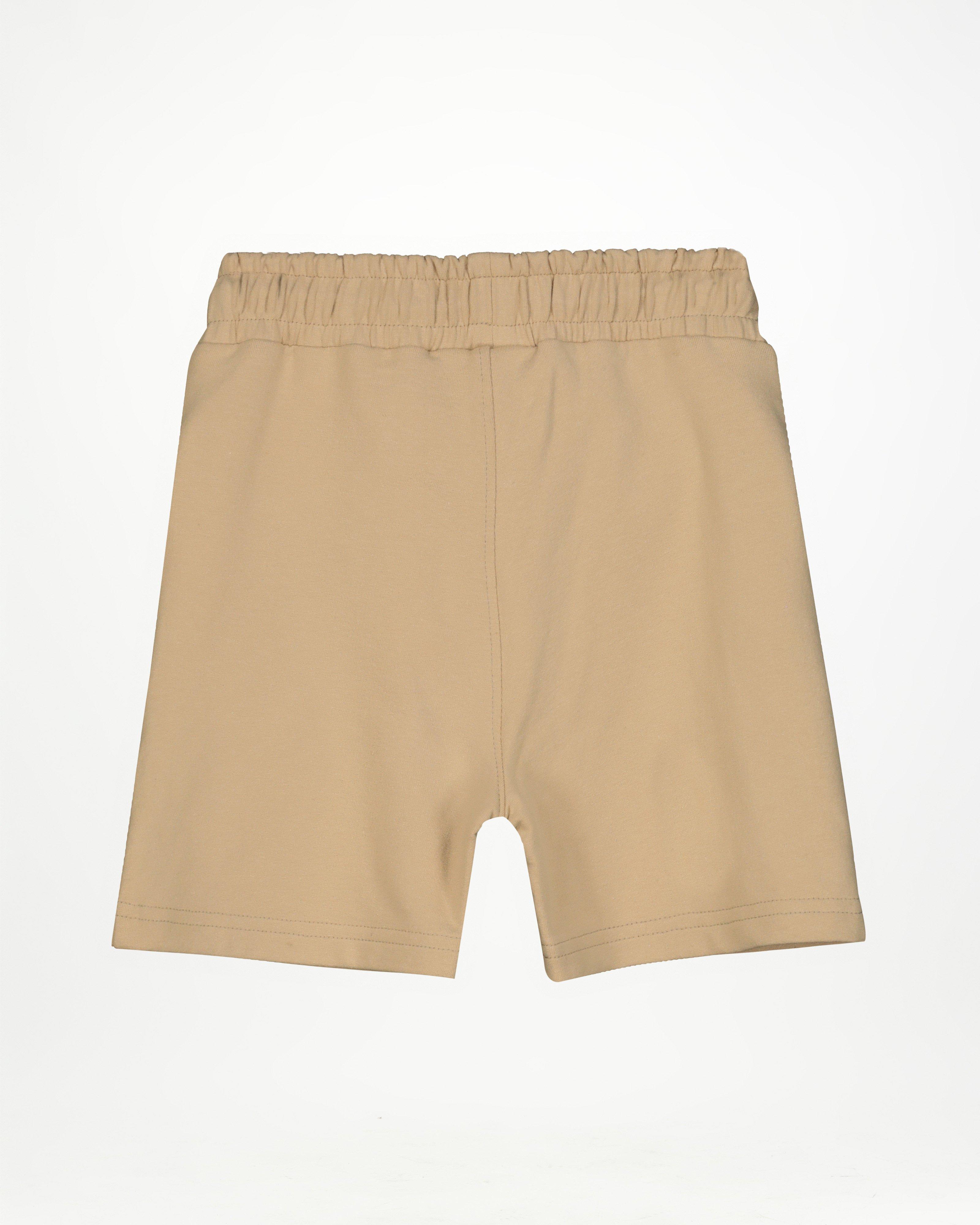 K-Way Kids Pocket Fleece Shorts  -  Stone