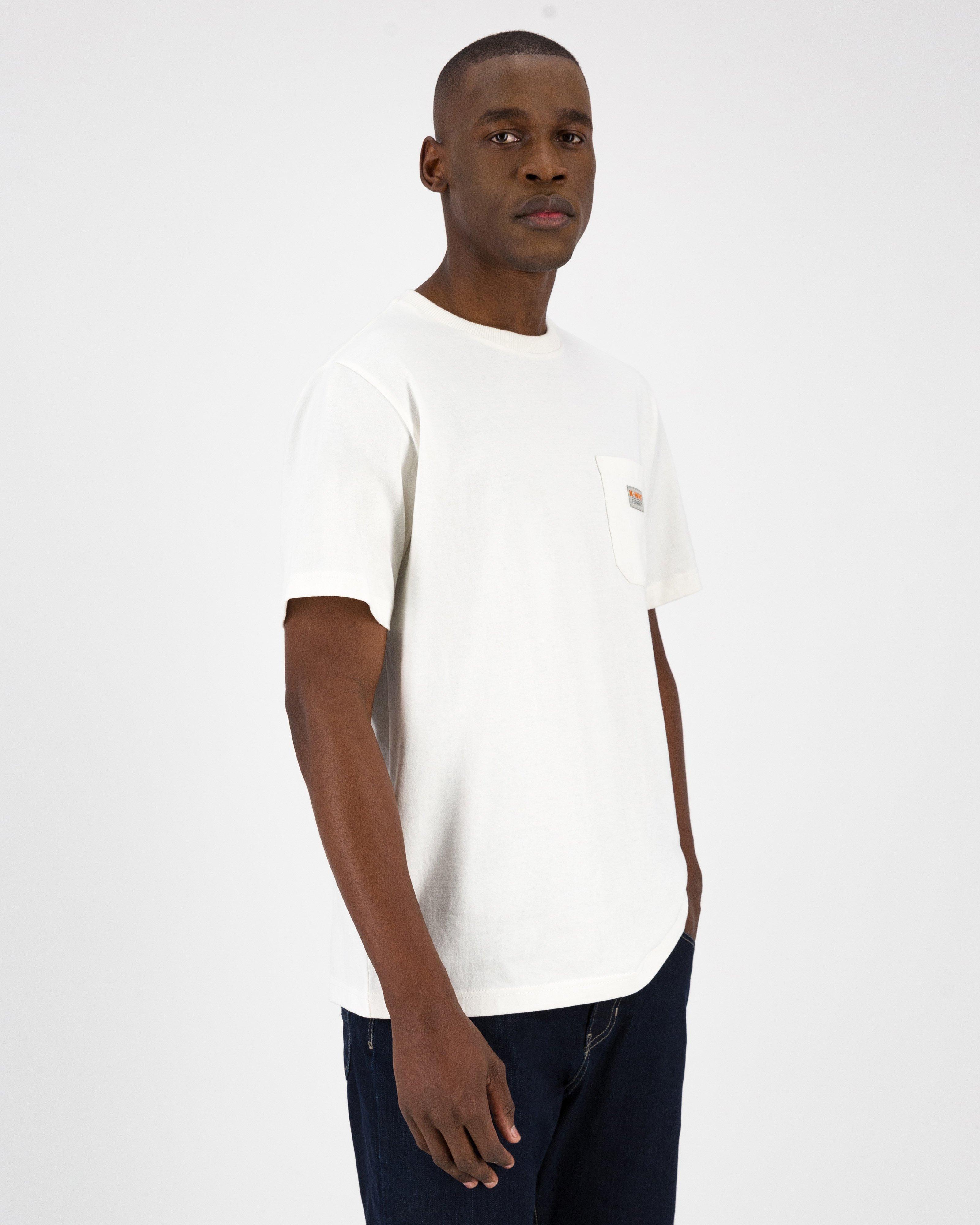 K-Way Elements Men’s Workwear Pocket T-shirt -  White