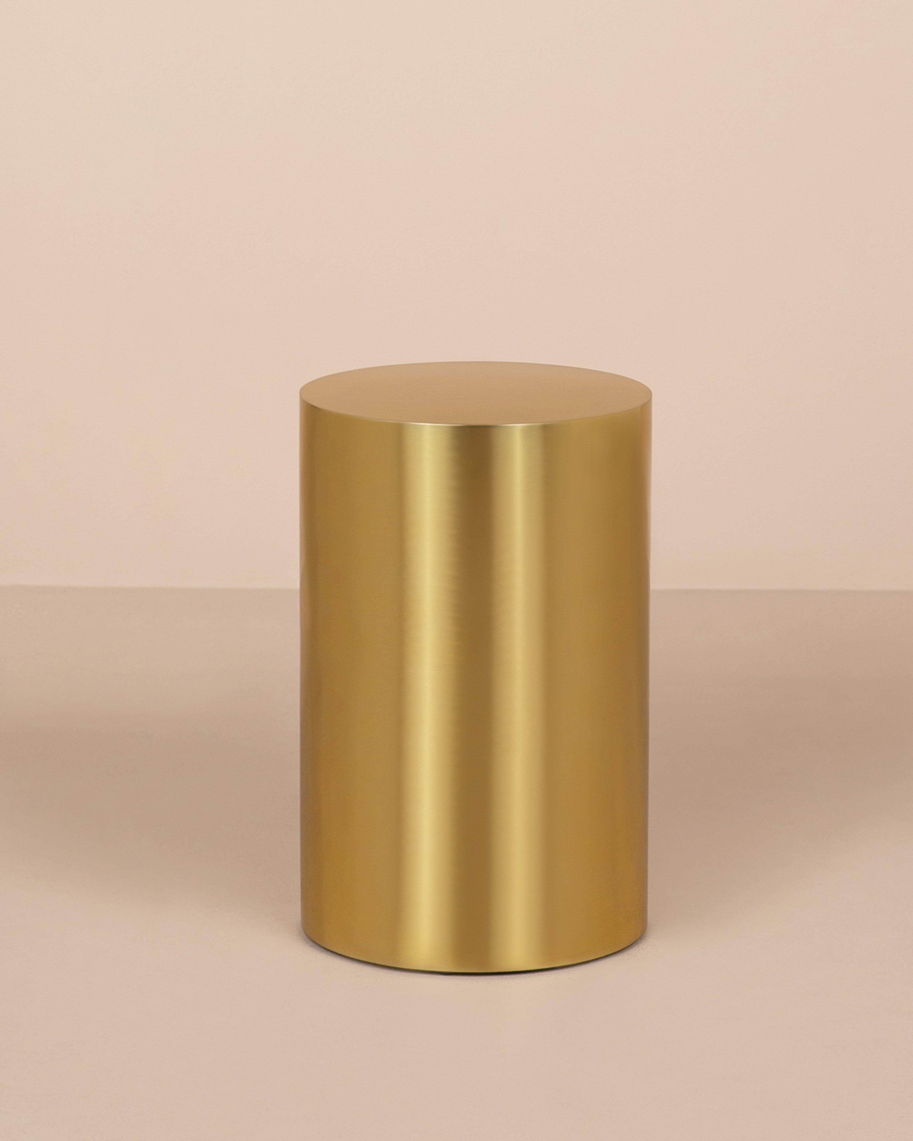 Brass Side Table -  Gold