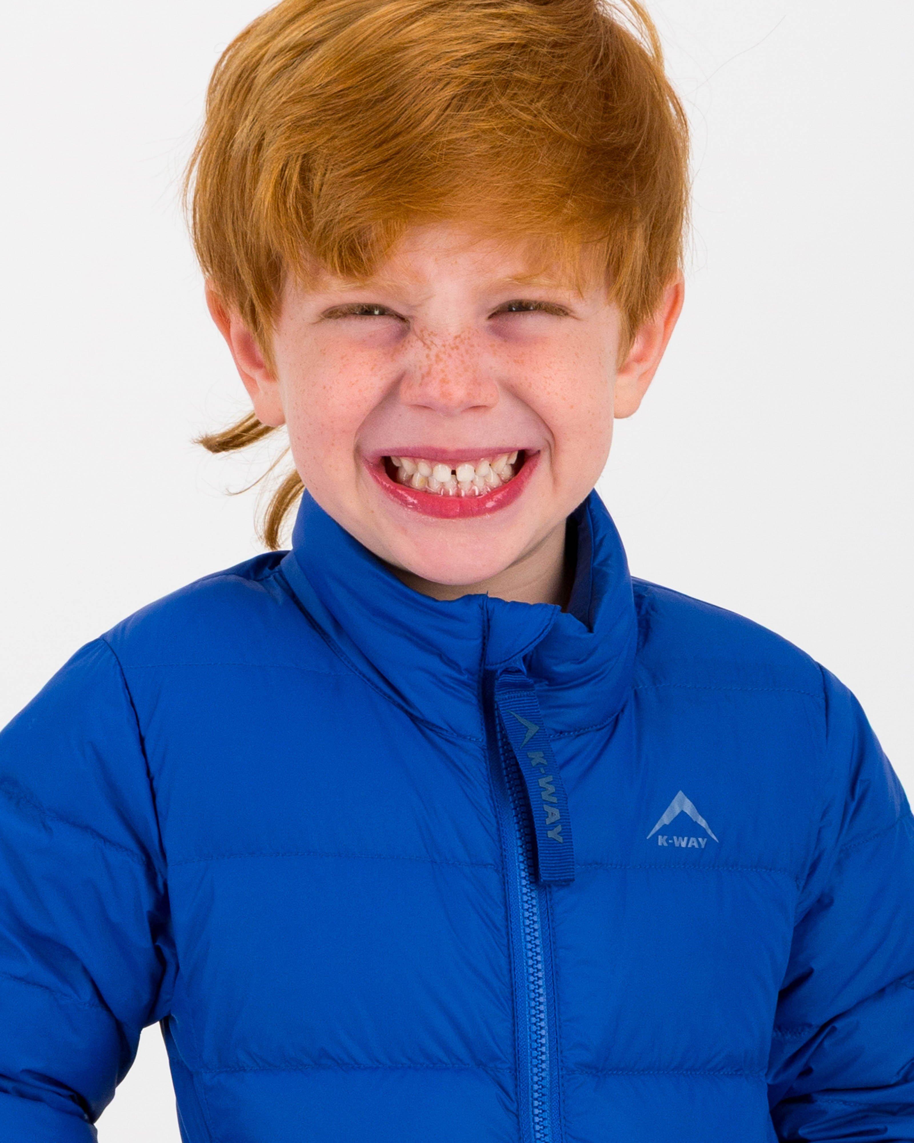K-Way Kids K-lite Wide Channel Down Puffer Jacket -  Mid Blue