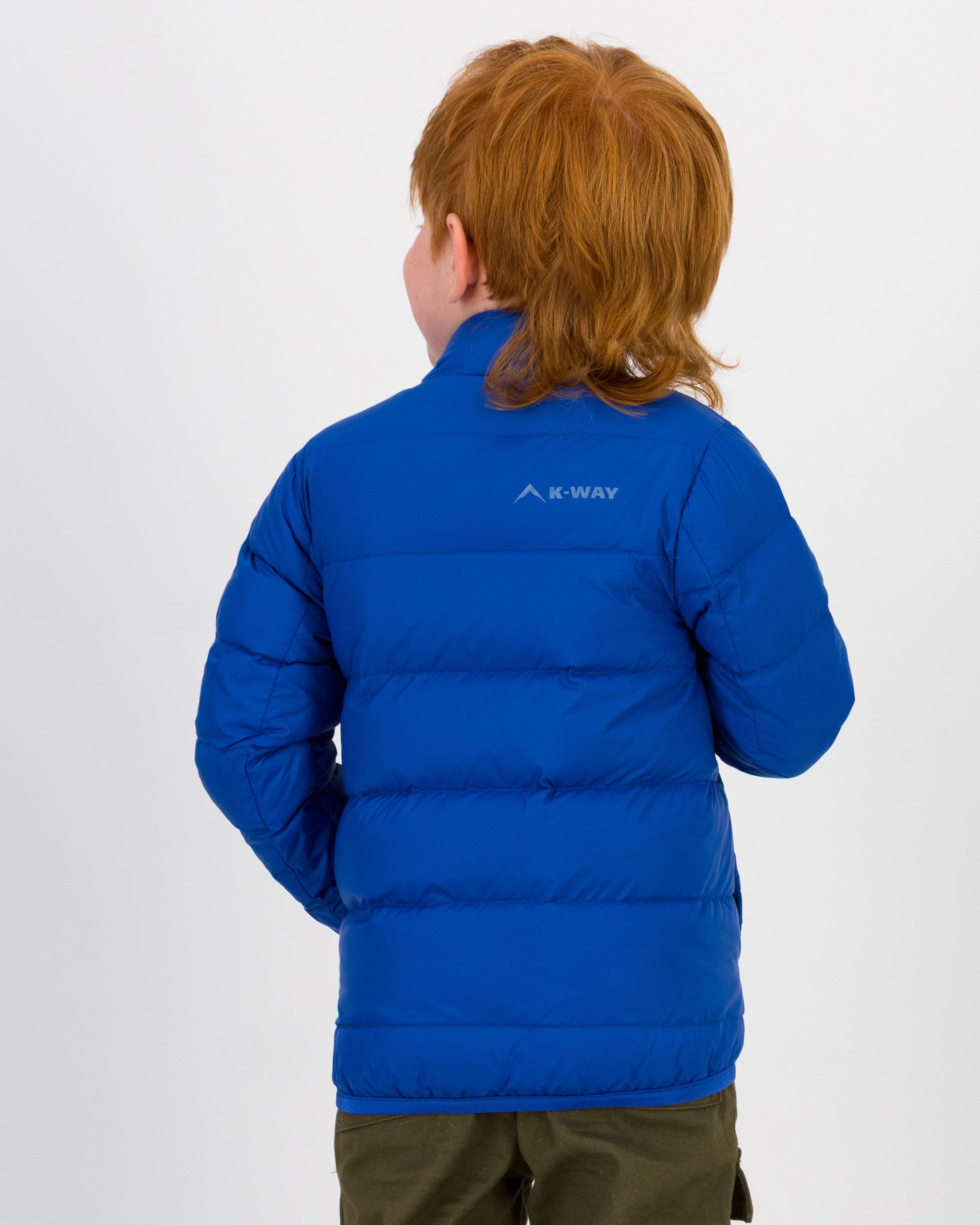 K-Way Kids K-lite Wide Channel Down Puffer Jacket -  Mid Blue