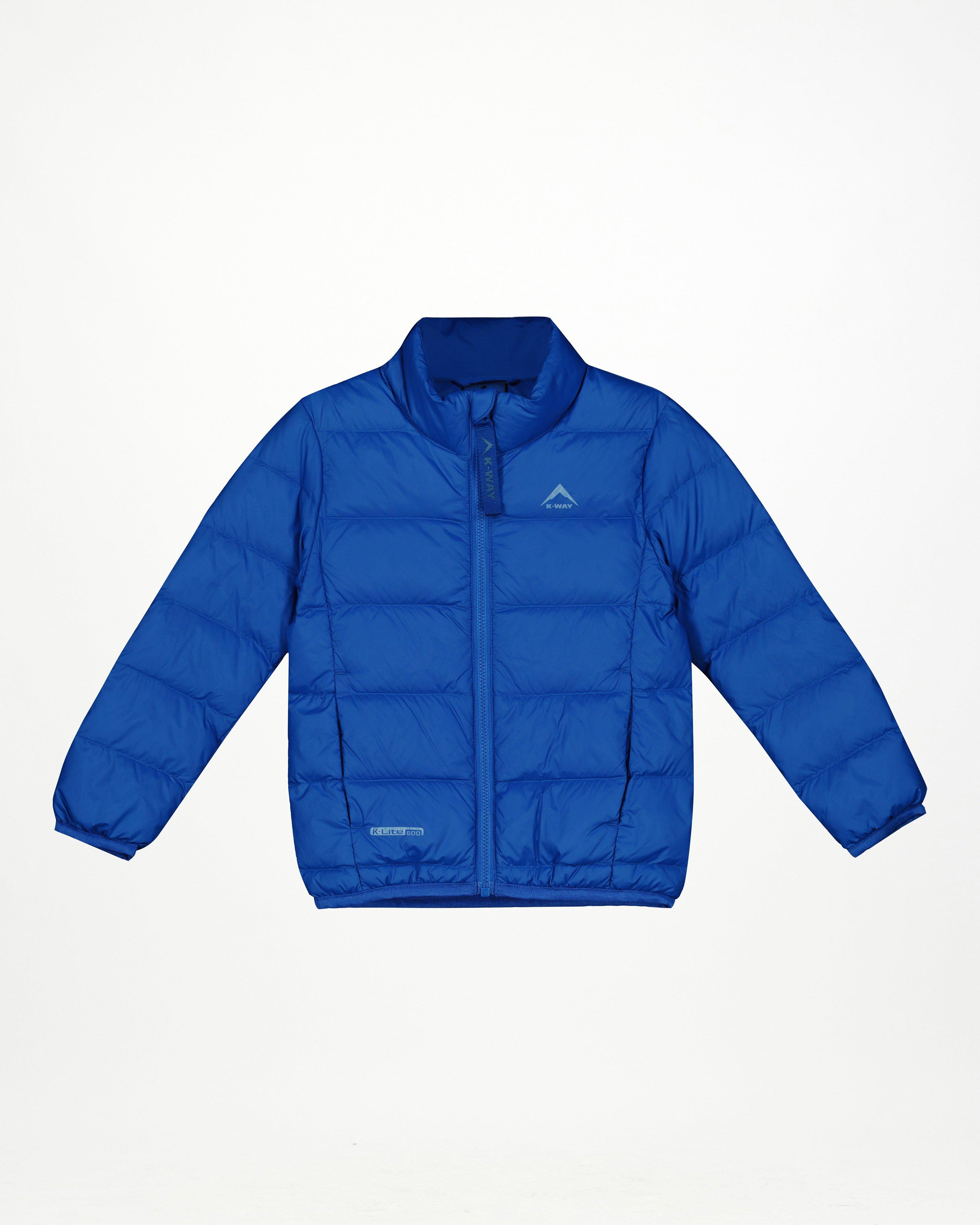 K-Way Kids K-lite Wide Channel Down Puffer Jacket -  Mid Blue