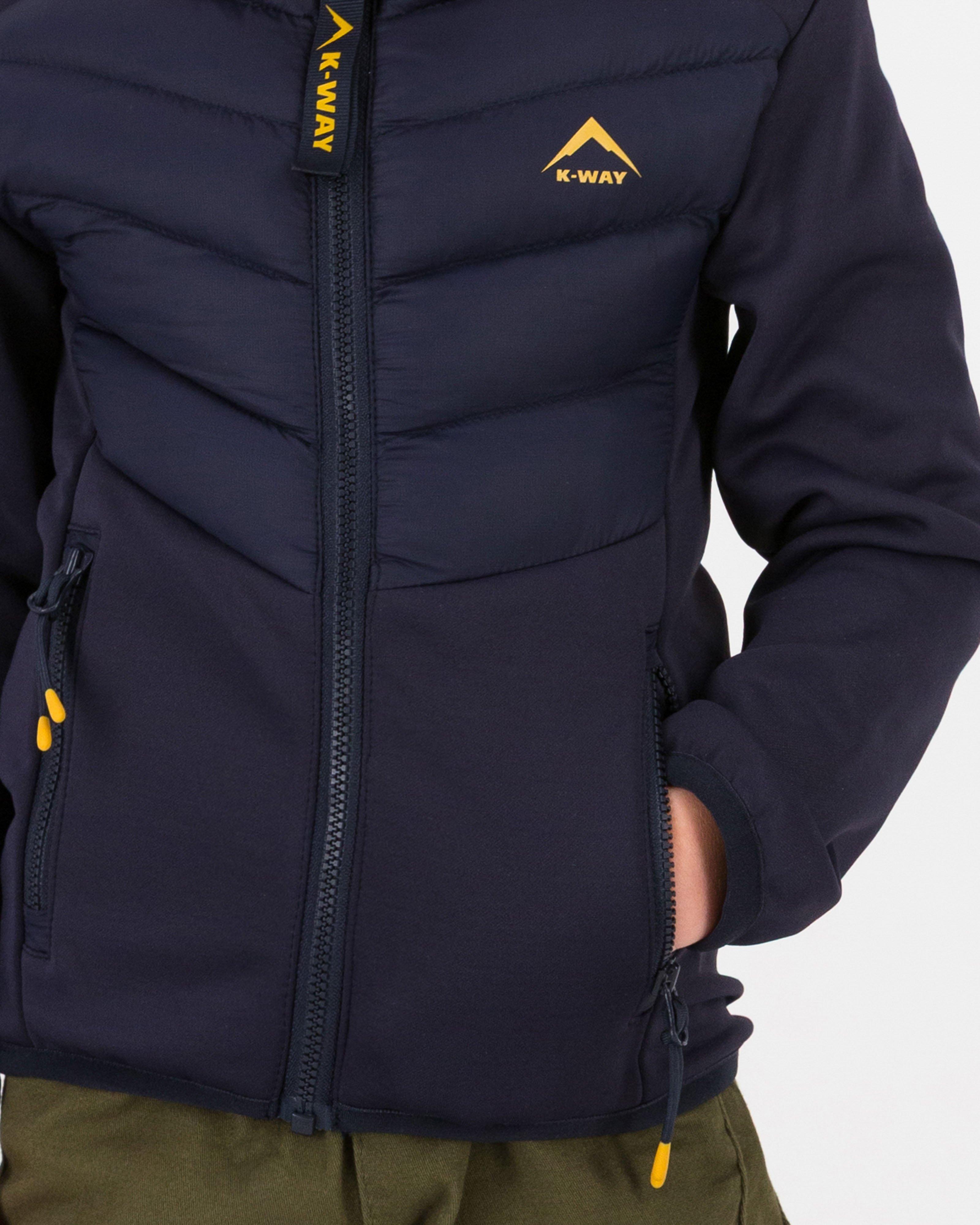 K-Way Kids Hybrid Jacket -  Navy