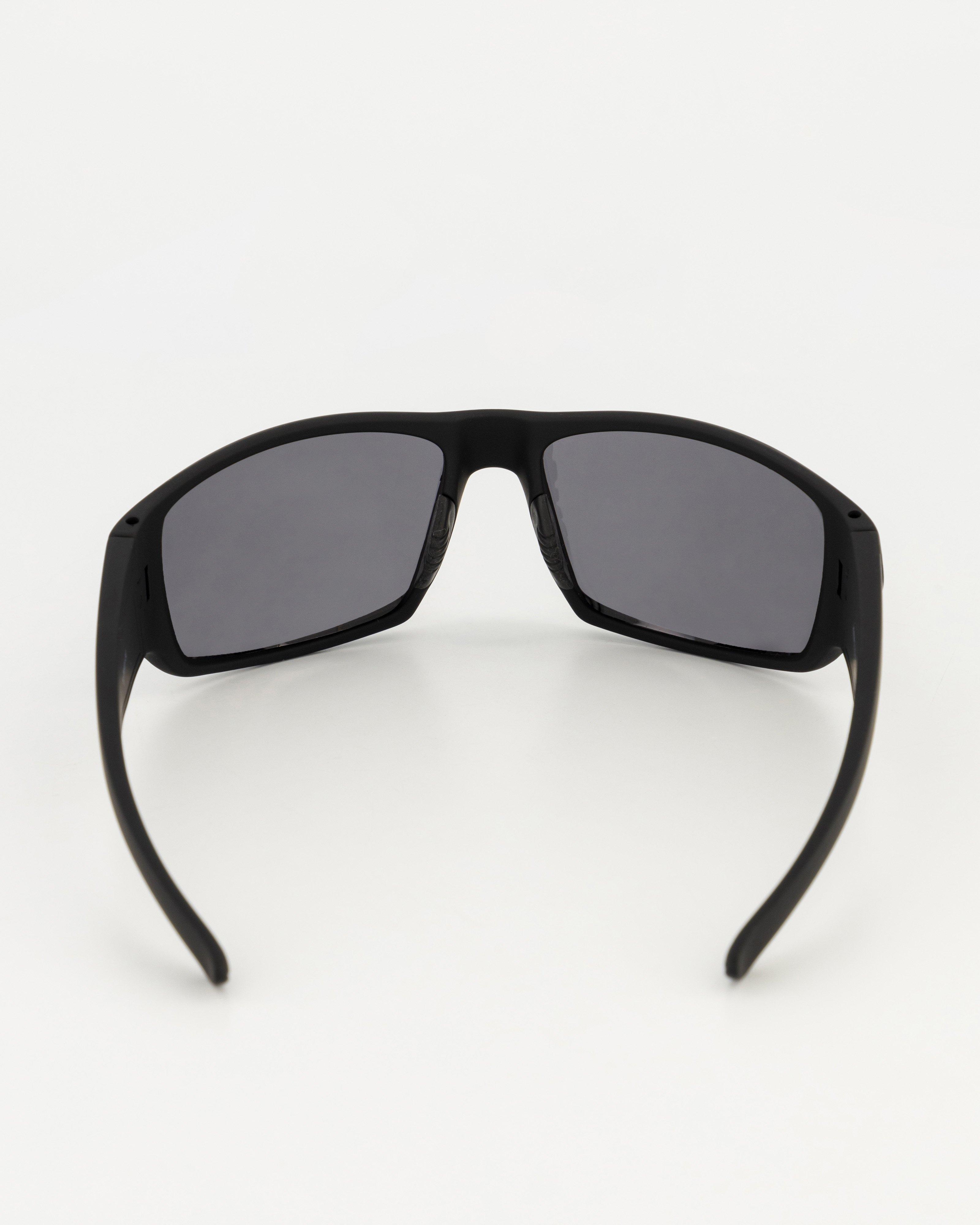 K-Way Wide Wrap Sunglasses  -  Black