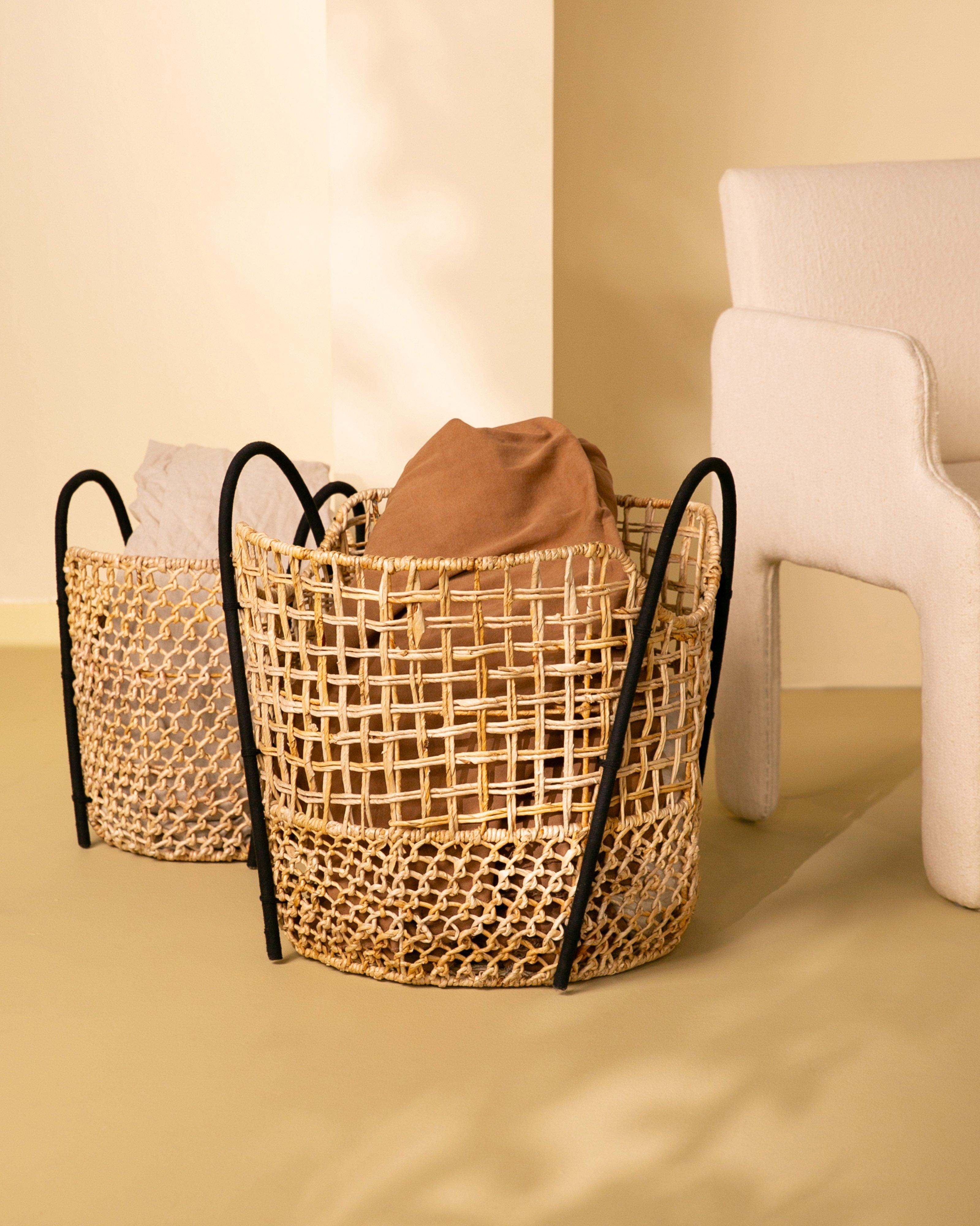 Aaliyah Large Basket -  Brown