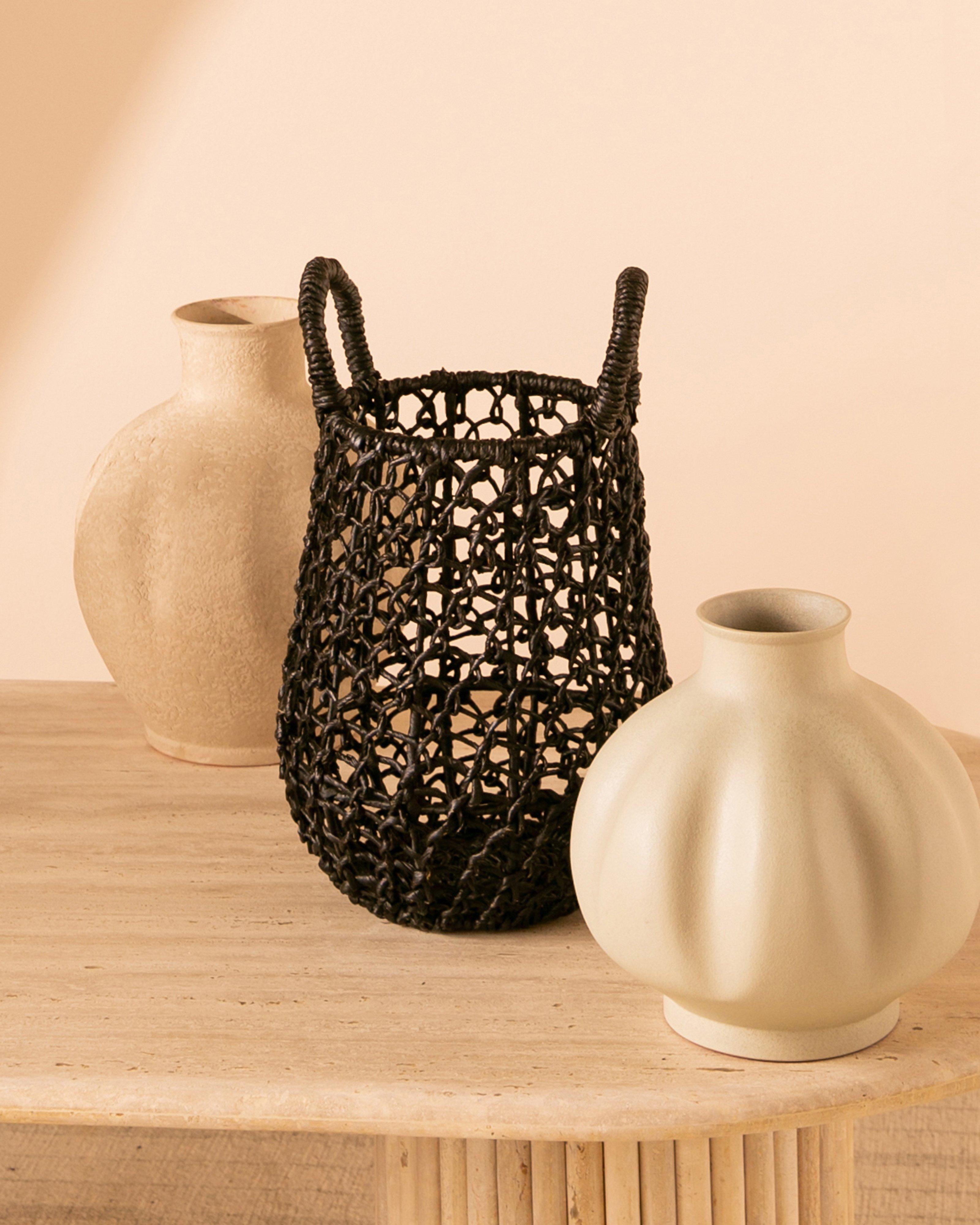 Laia Small Basket -  Black