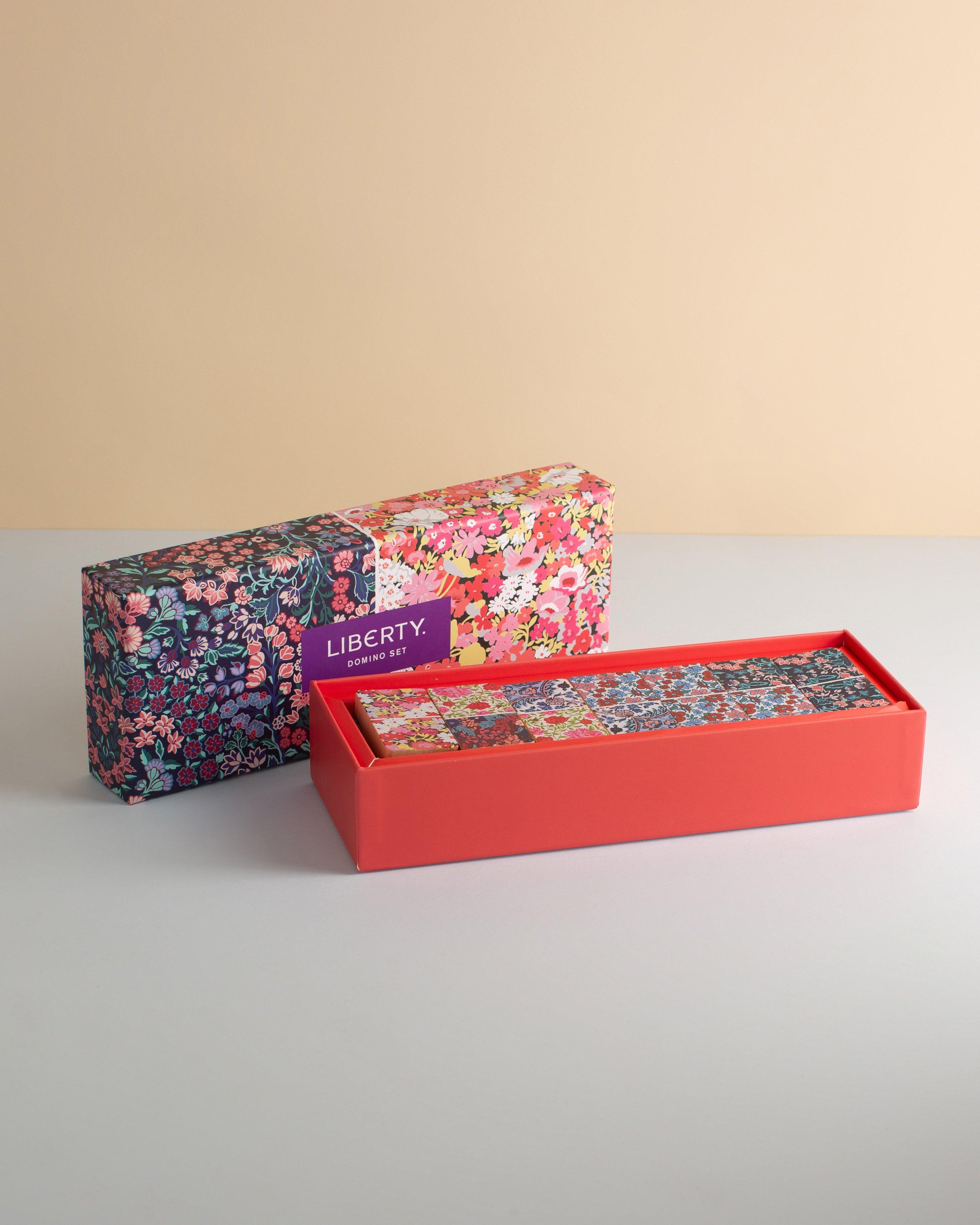 Liberty Floral Wood Domino Set -  Assorted