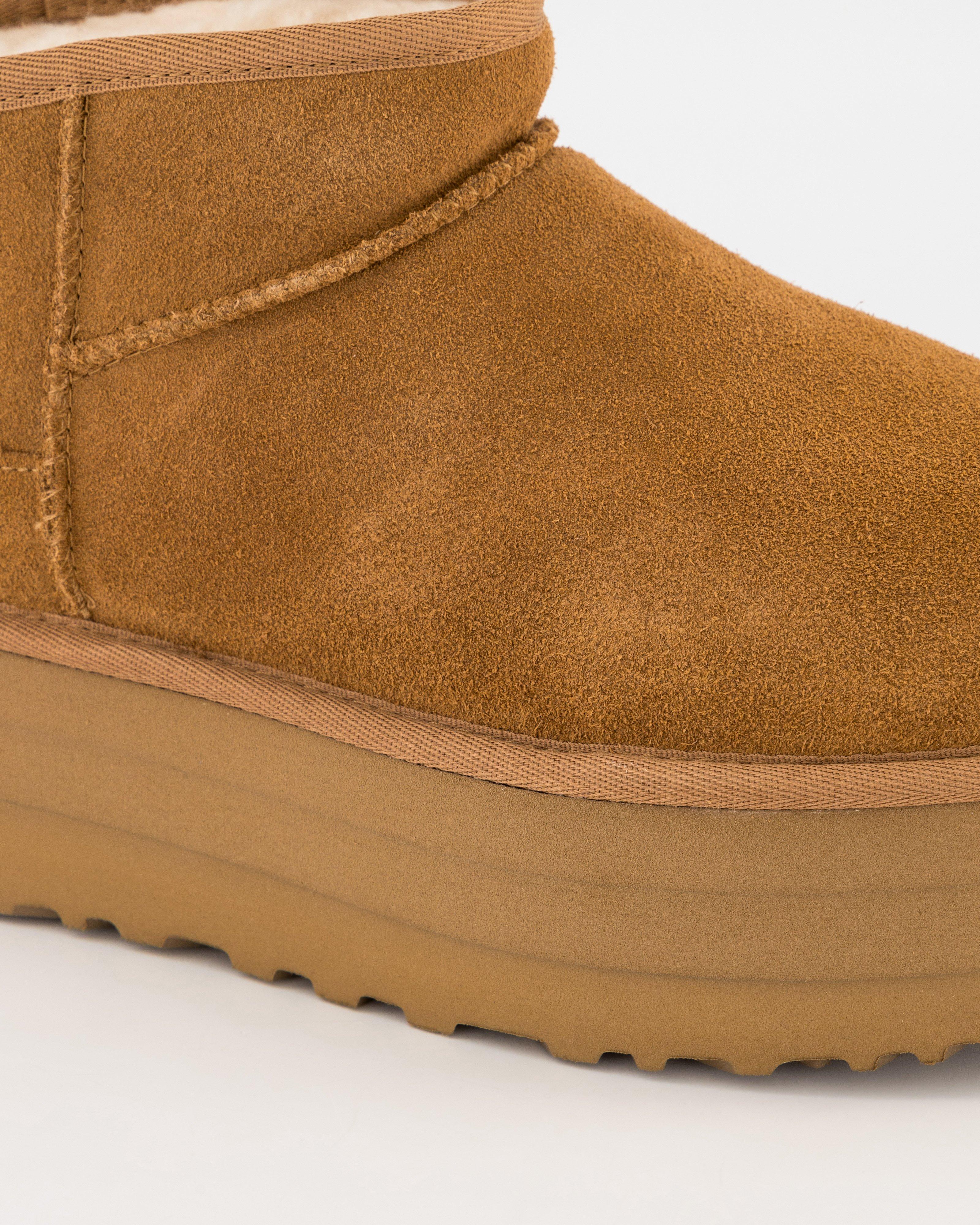 Ugg Classic Ultra Mini Platform Boot -  Tan