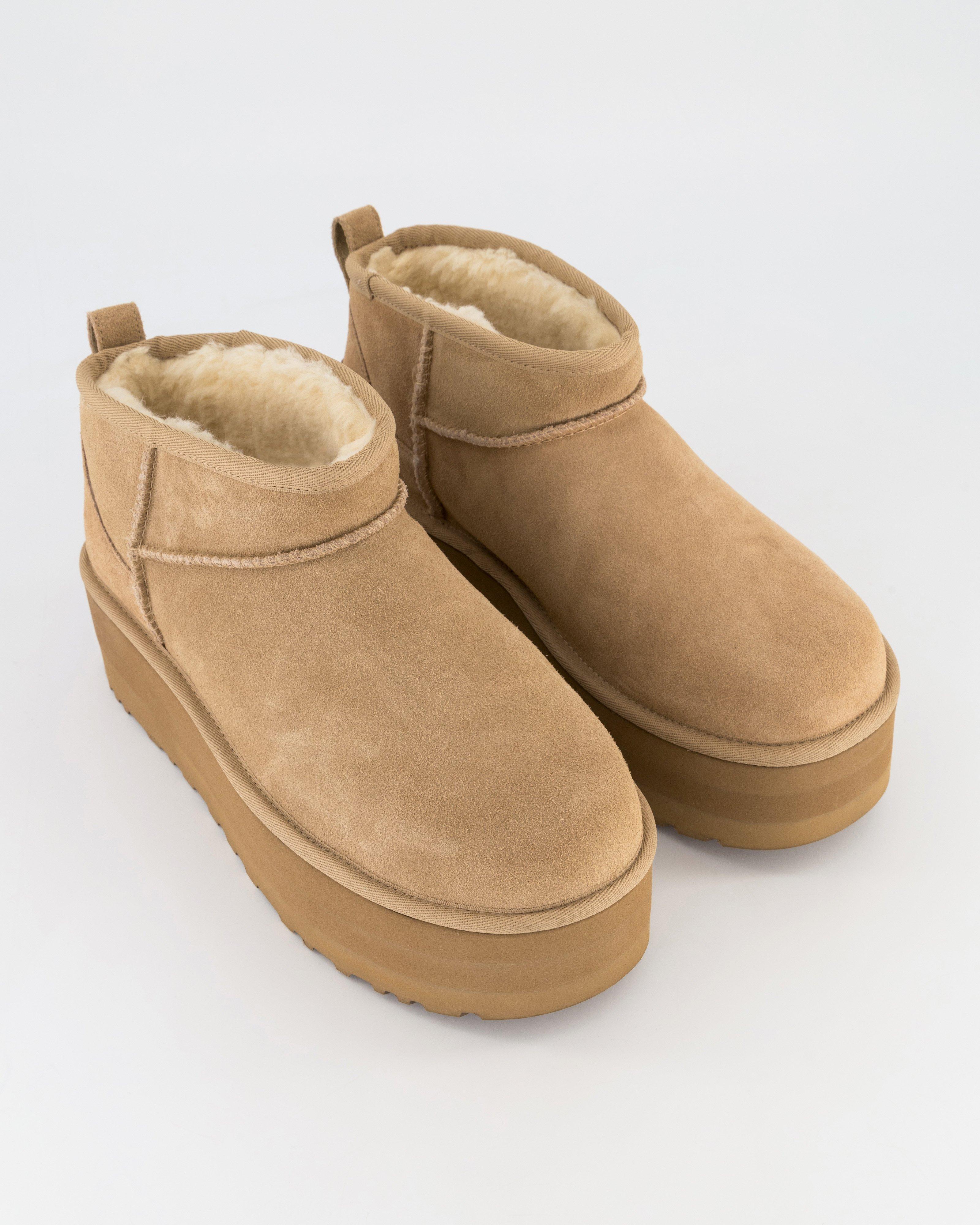 Ugg Classic Ultra Mini Platform Boot -  Stone