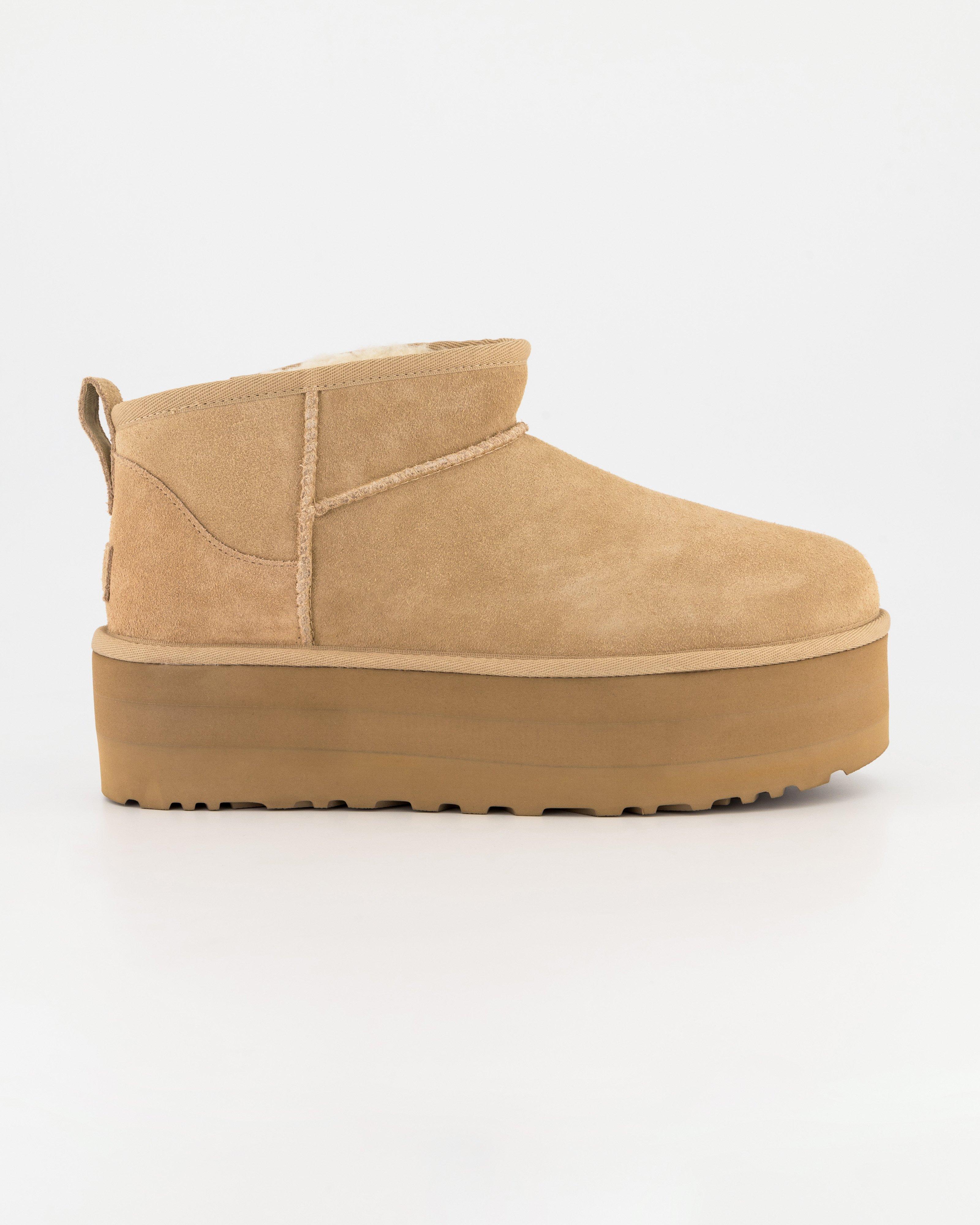 Ugg Classic Ultra Mini Platform Boots -  Stone