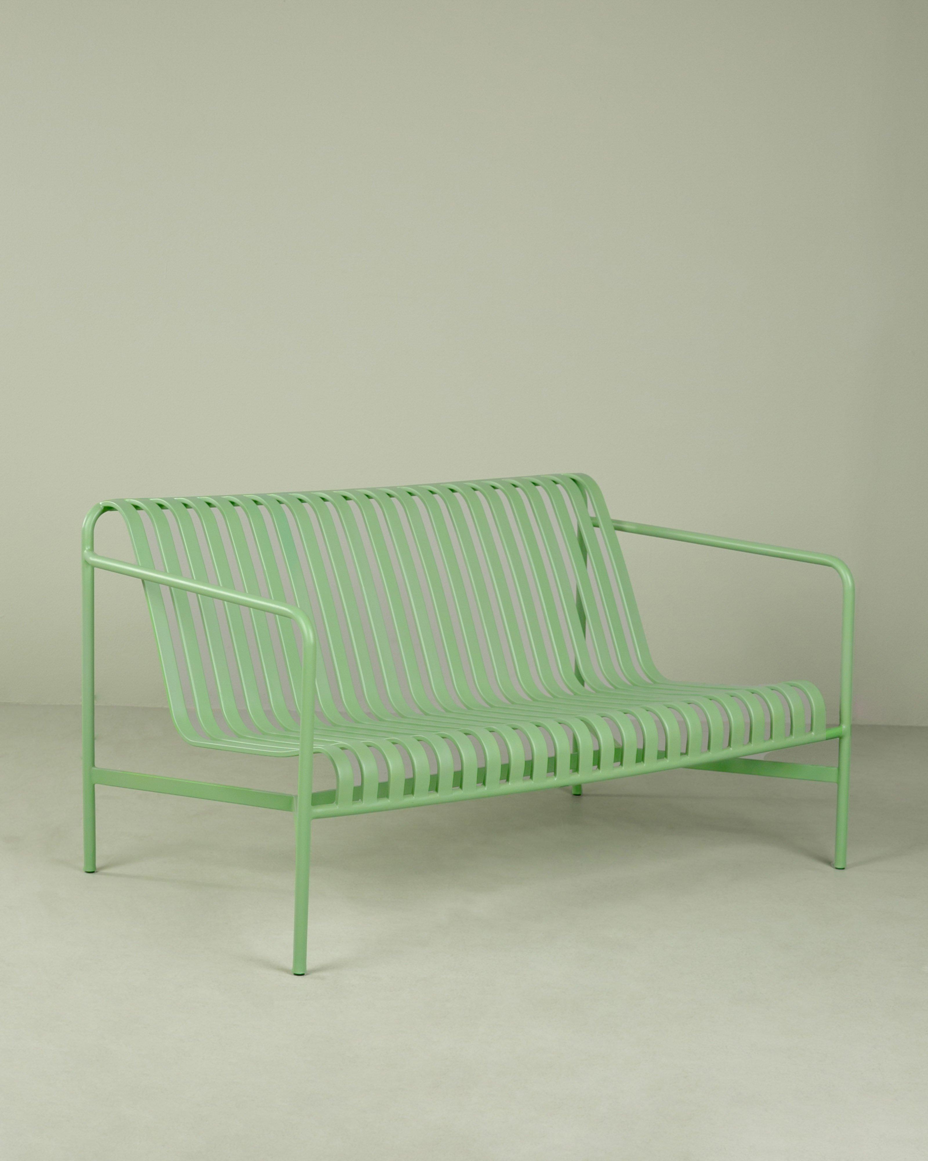 Lennox Lounge Bench -  Green