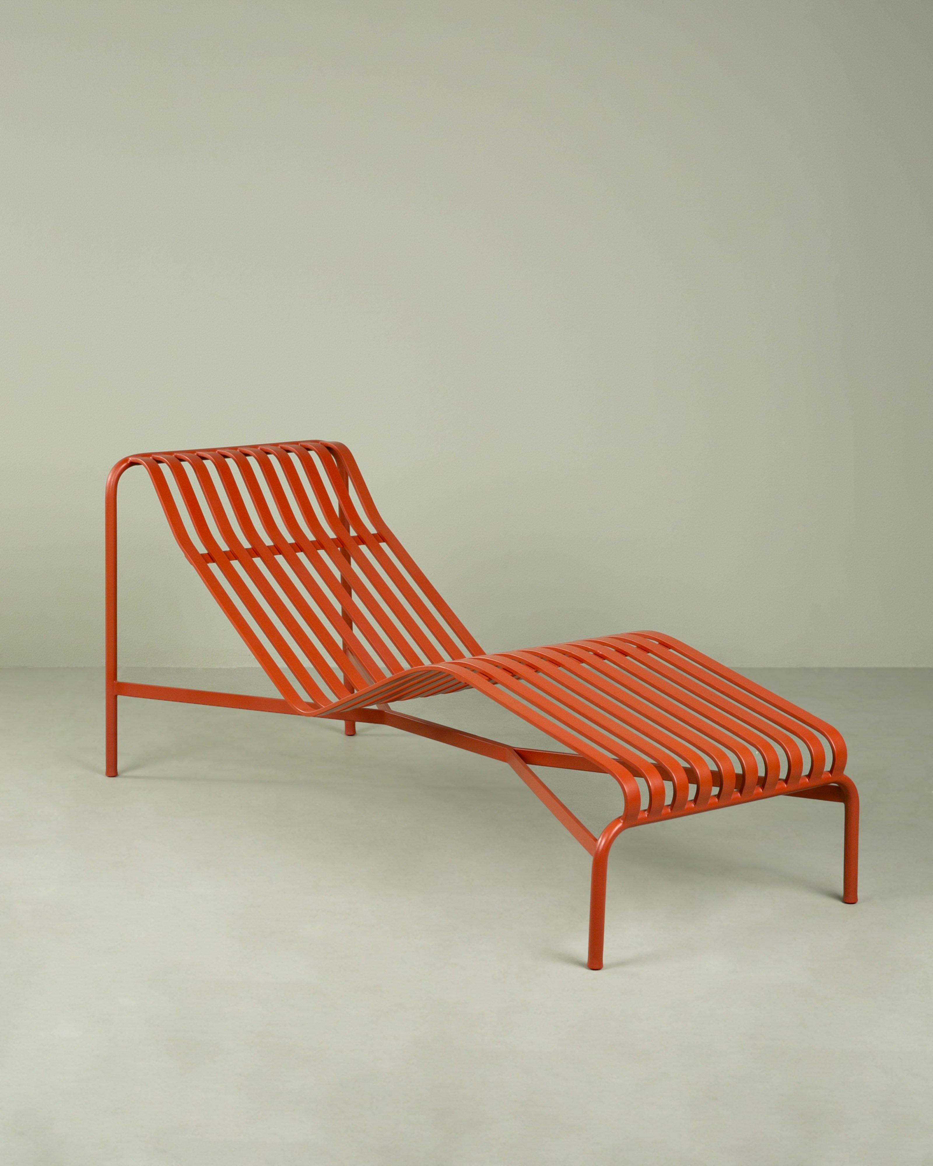 Lennox Sun Lounger -  Rust