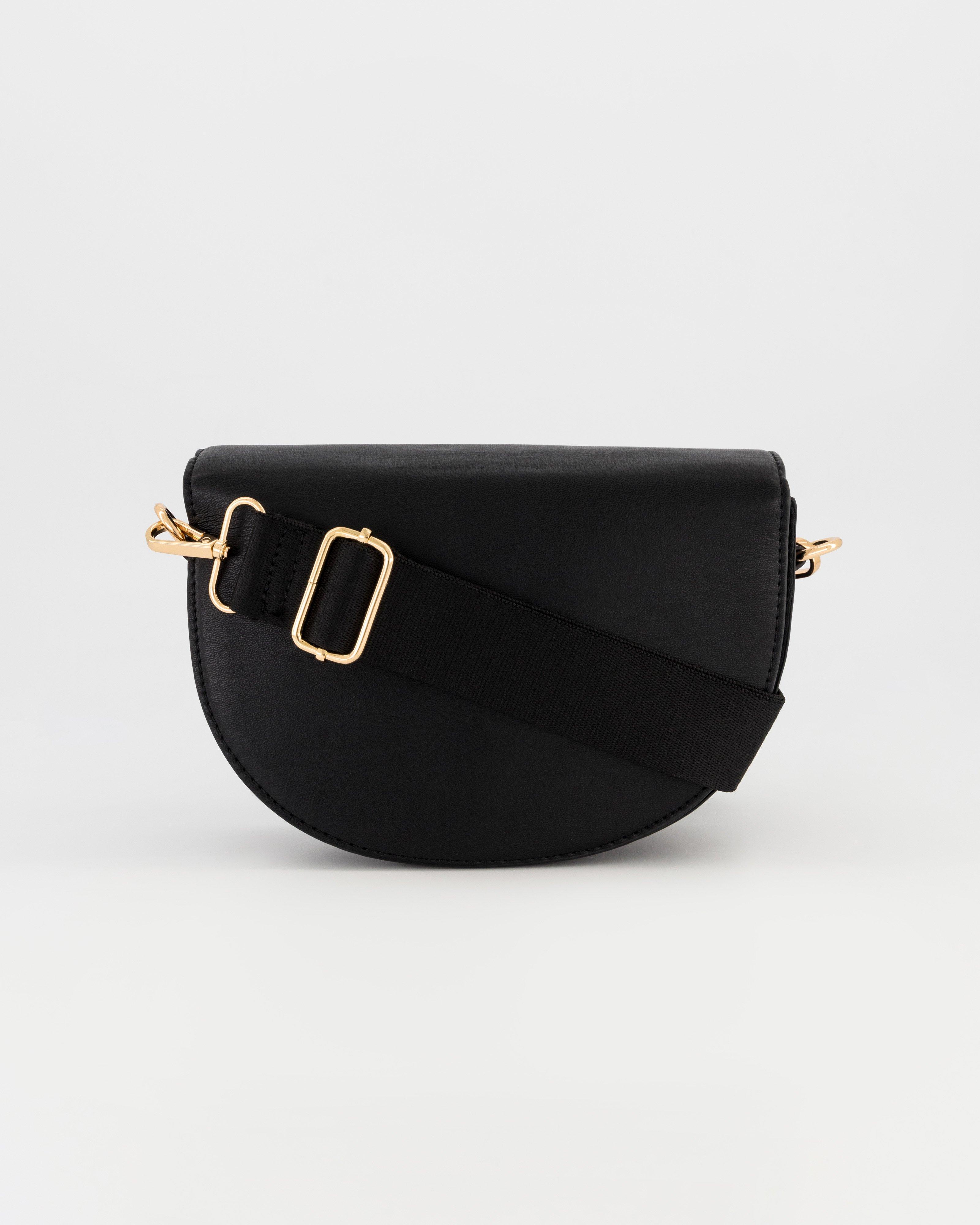 Kennedy Saddle Bag -  Black