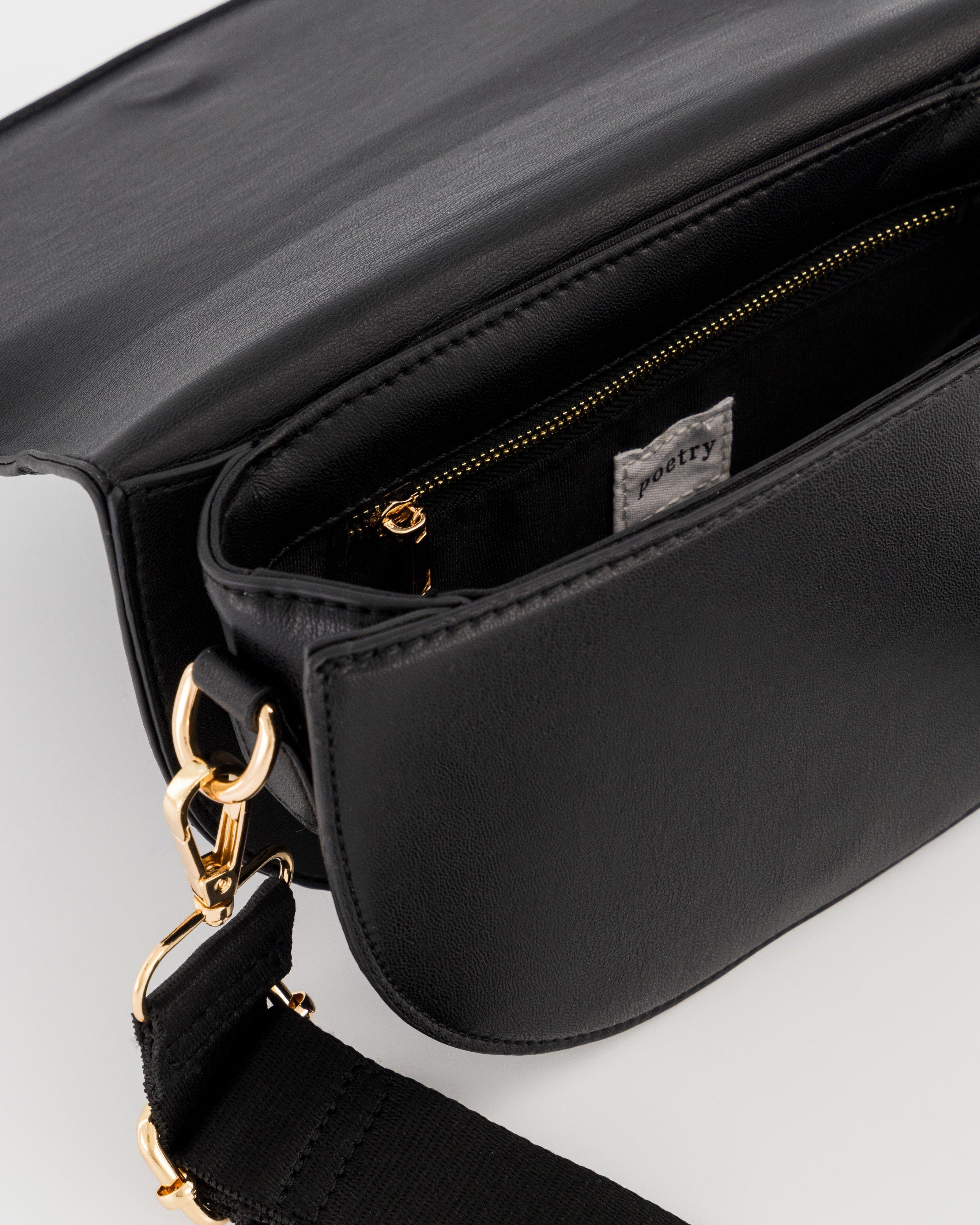 Kennedy Saddle Bag -  Black