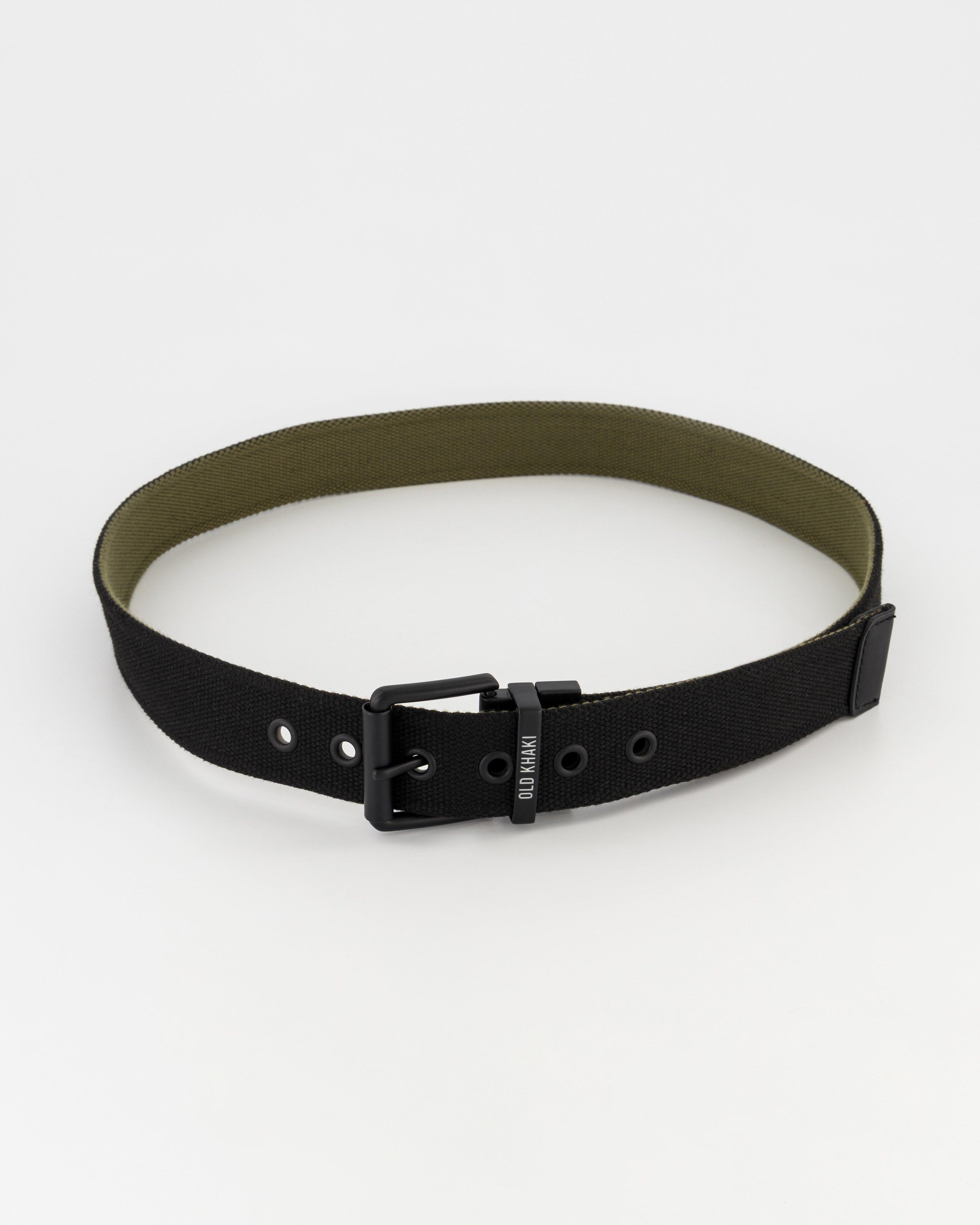 Old Khaki Men’s Brant Reversible Webbing Belt -  Olive