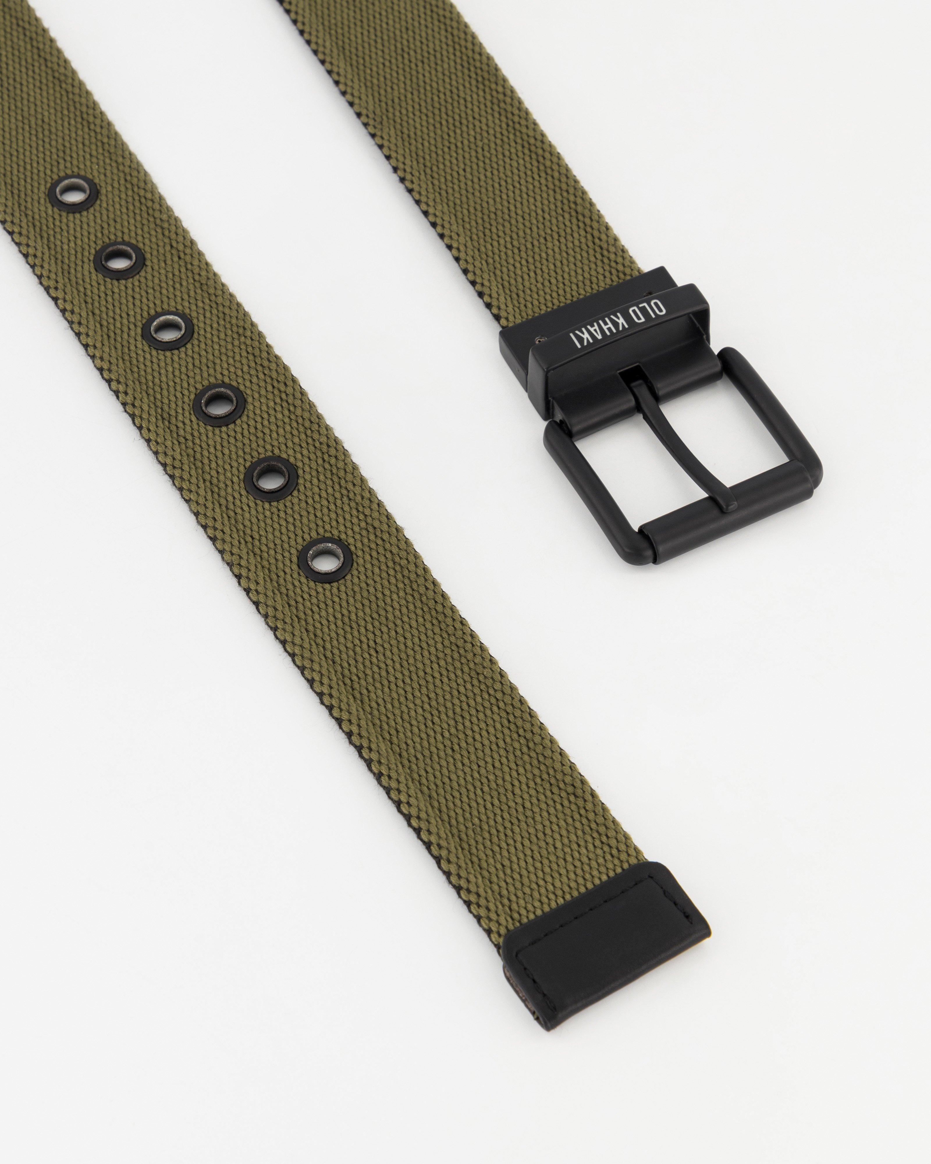 Old Khaki Men’s Brant Reversible Webbing Belt -  Olive