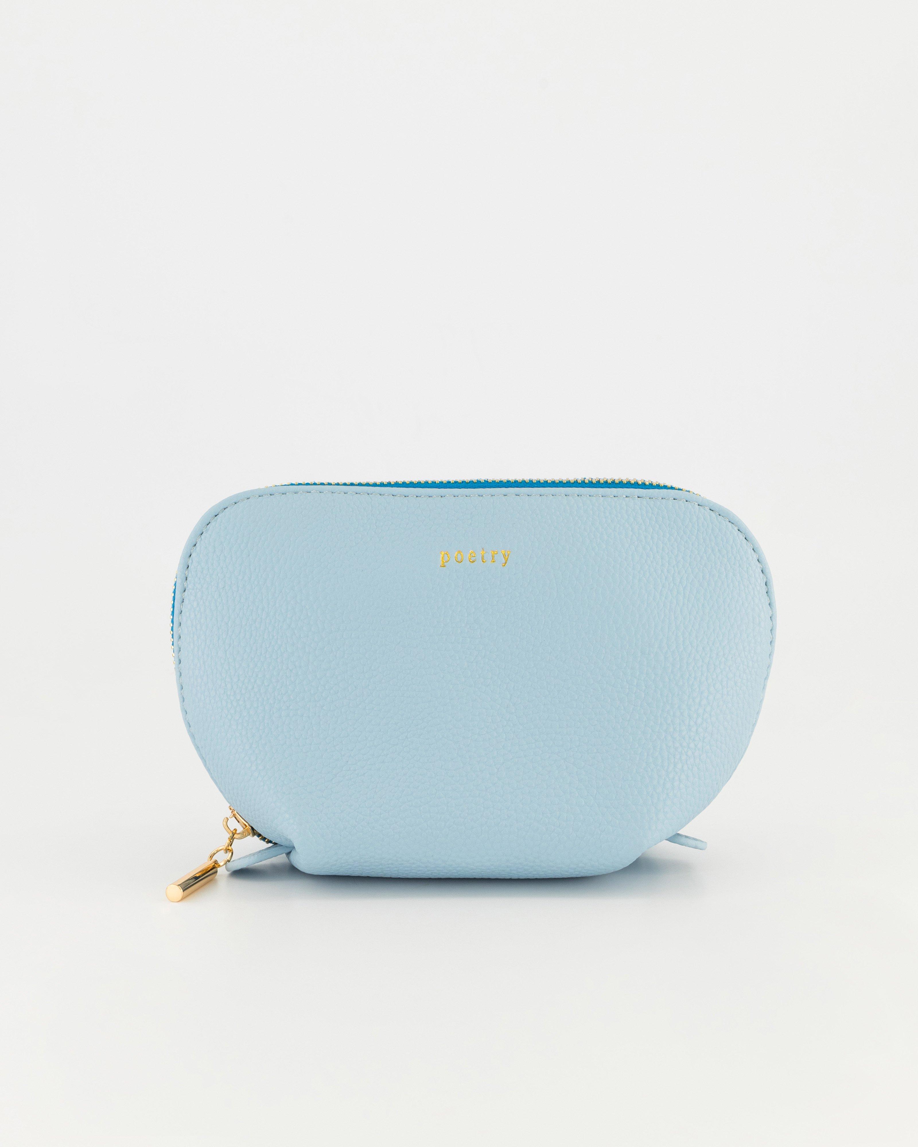 Ana Medium Travel Pouch -  Light Blue