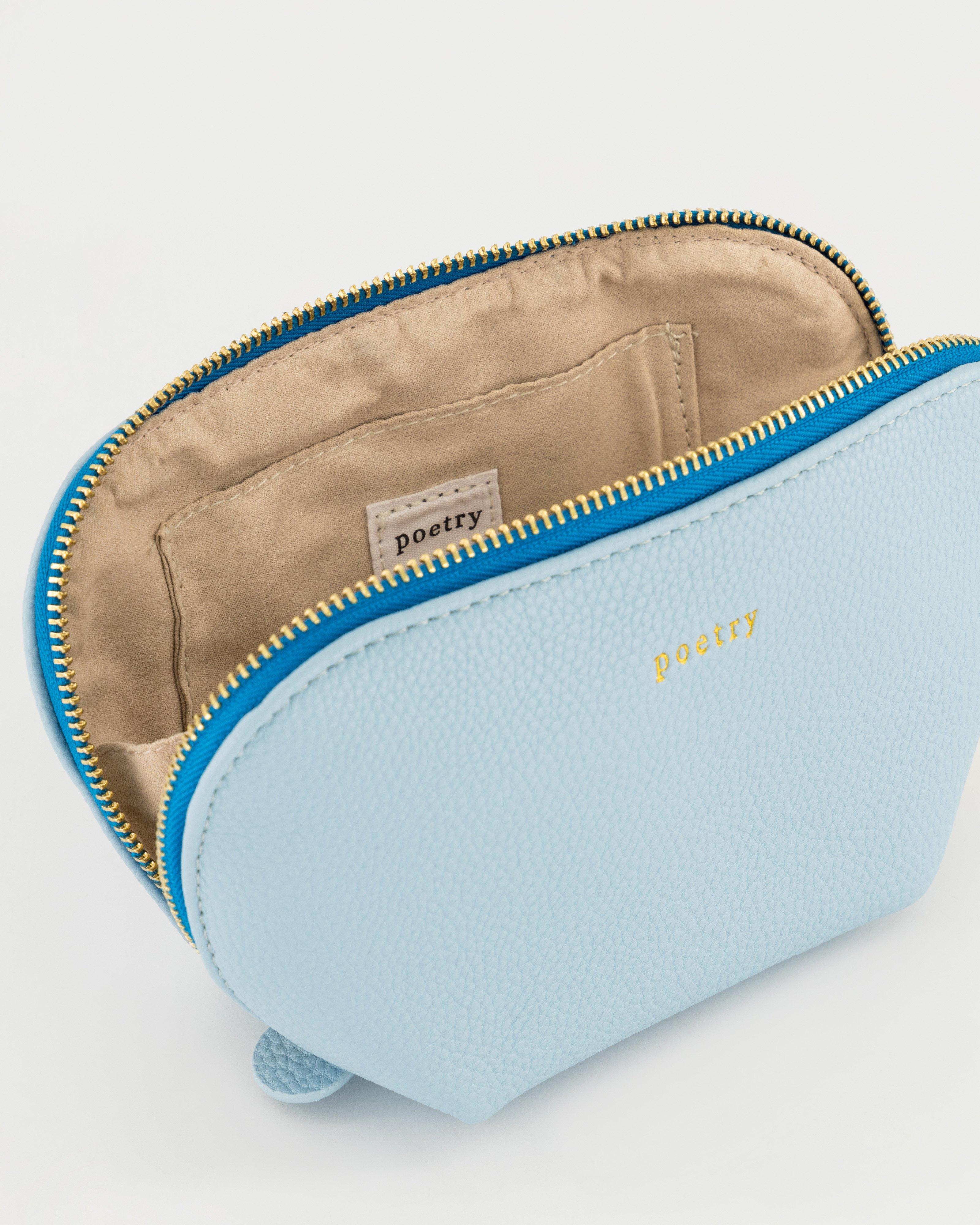 Ana Medium Travel Pouch -  Light Blue