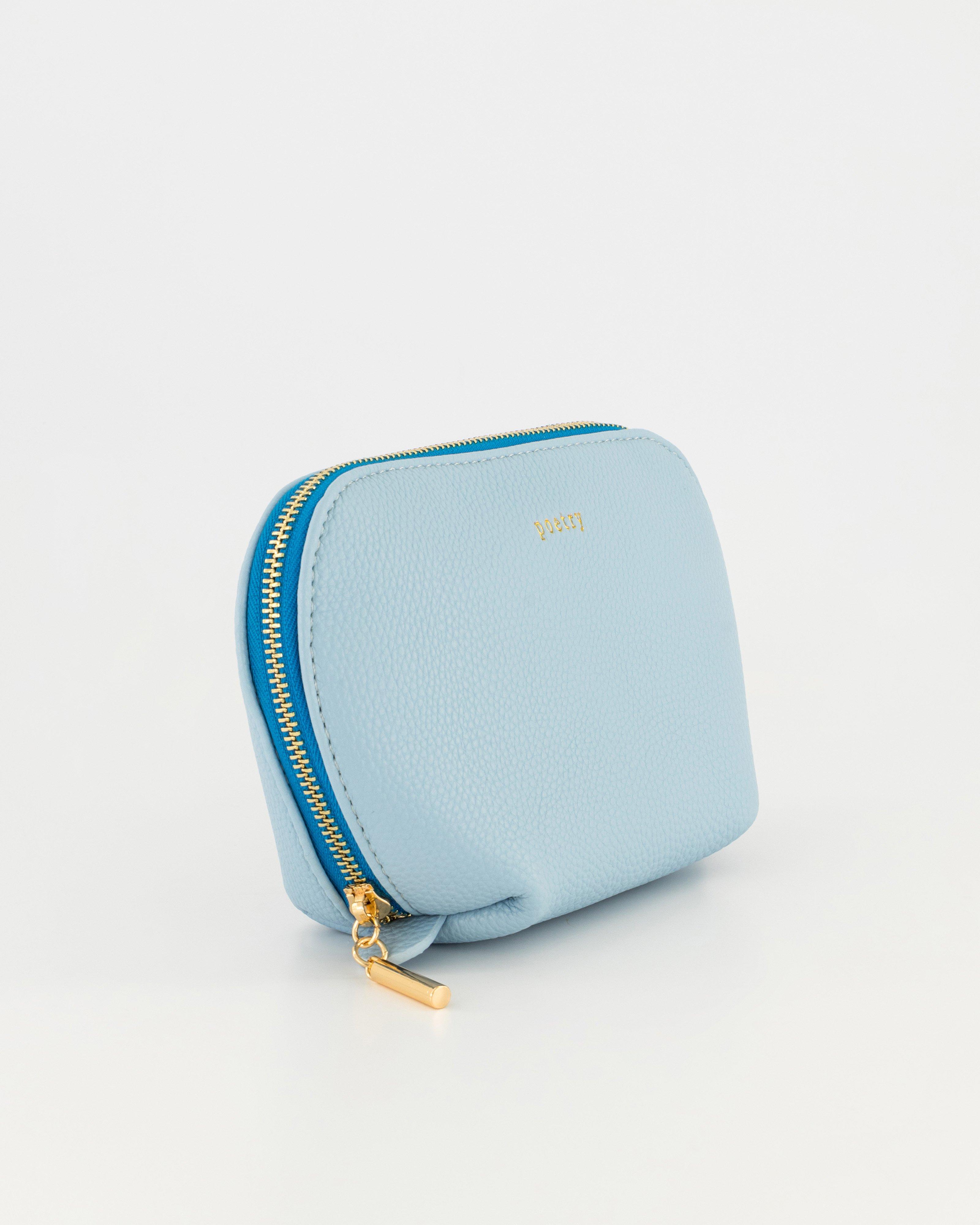 Ana Medium Travel Pouch -  Light Blue