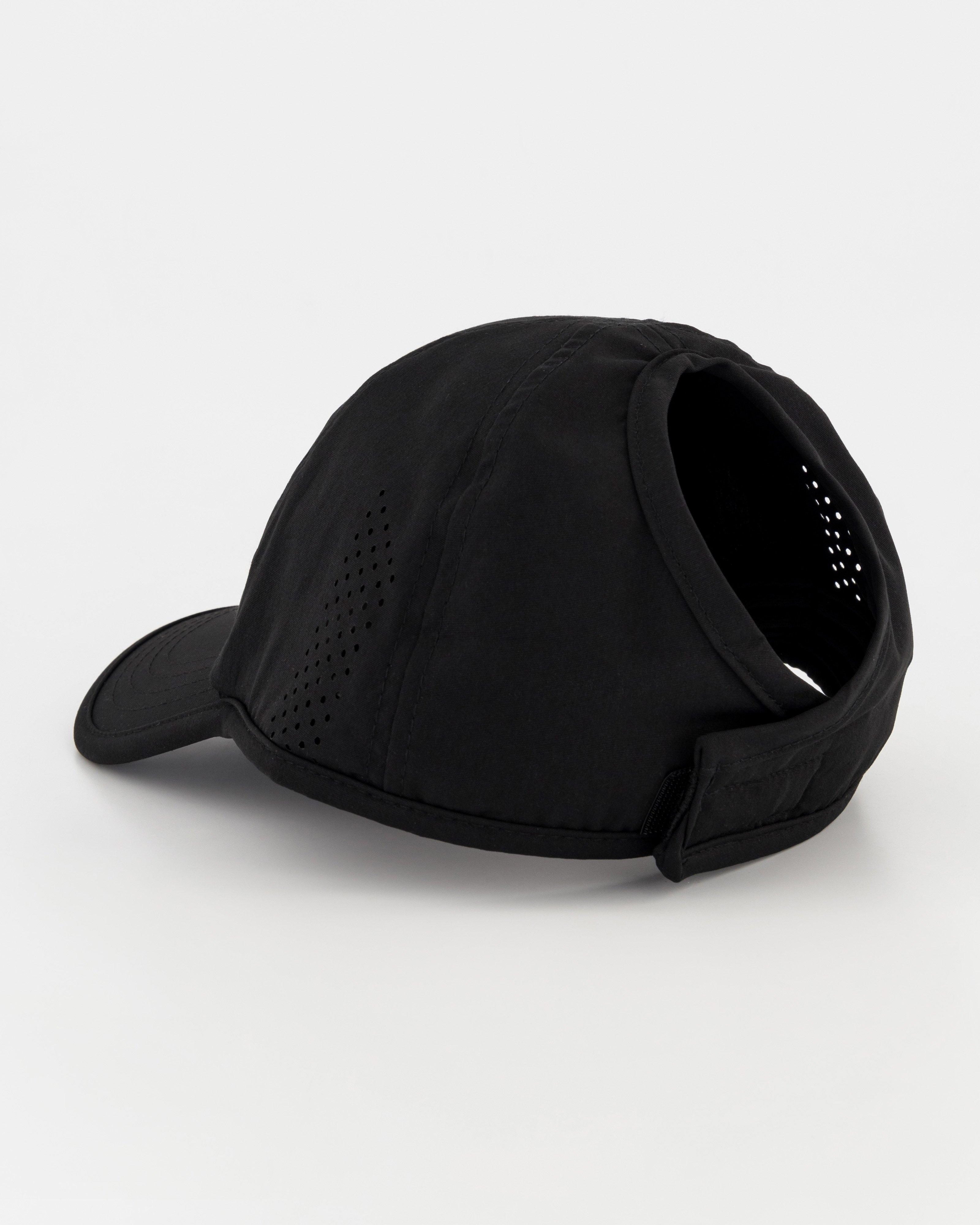 K-Way Pony Peak Cap -  Black