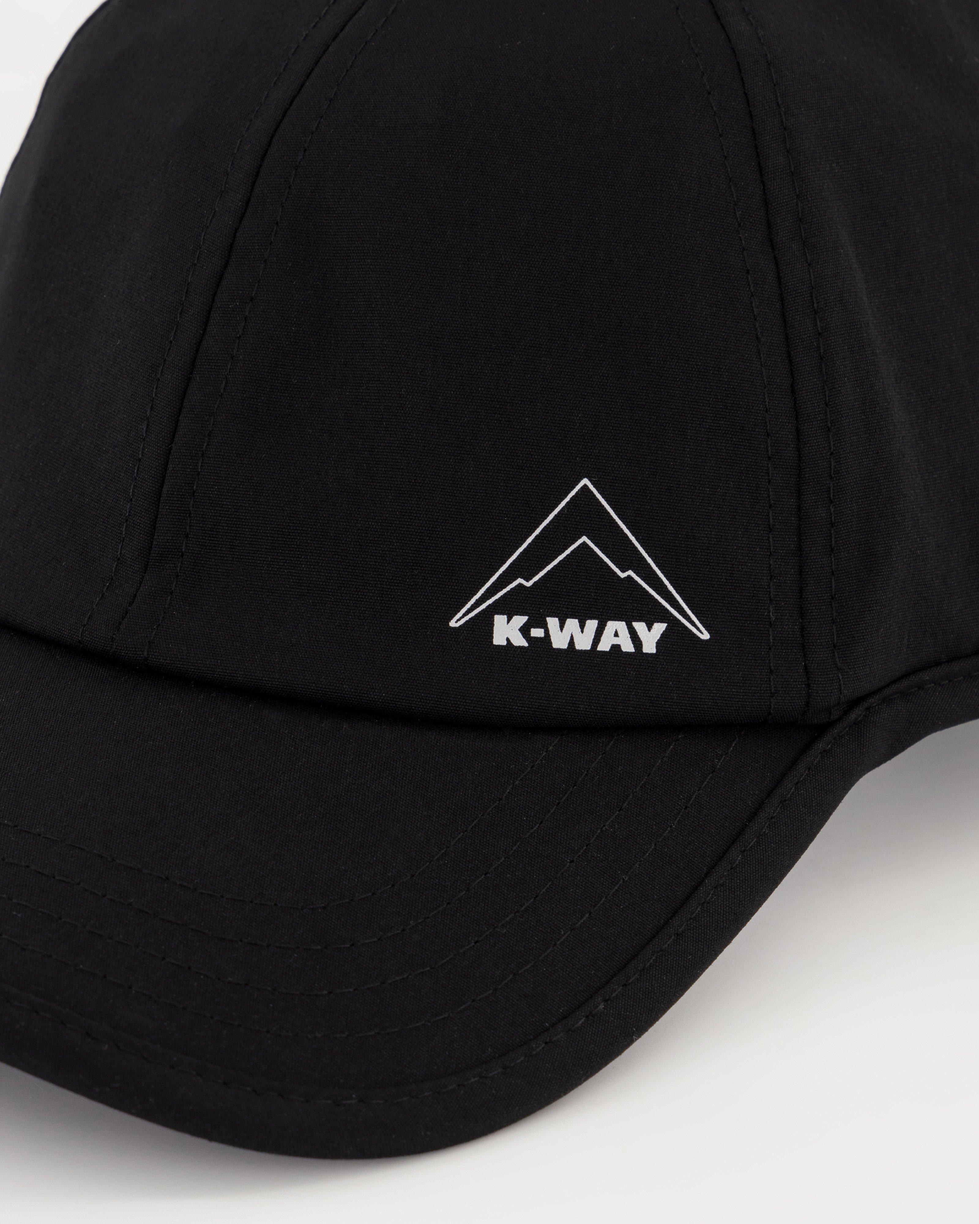 K-Way Pony Peak Cap -  Black