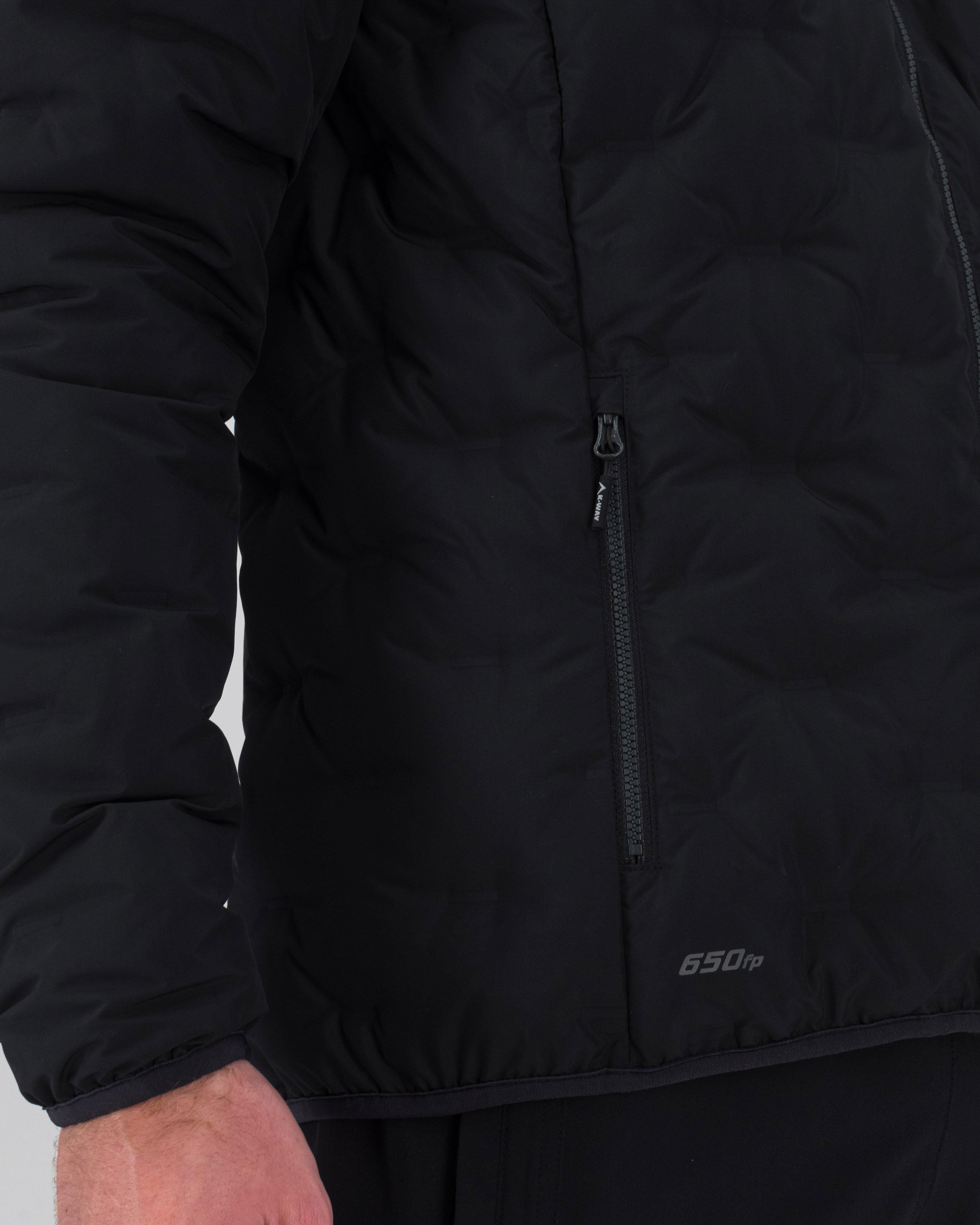 K-Way Men’s Makalu Peak Down Puffer Jacket -  Black