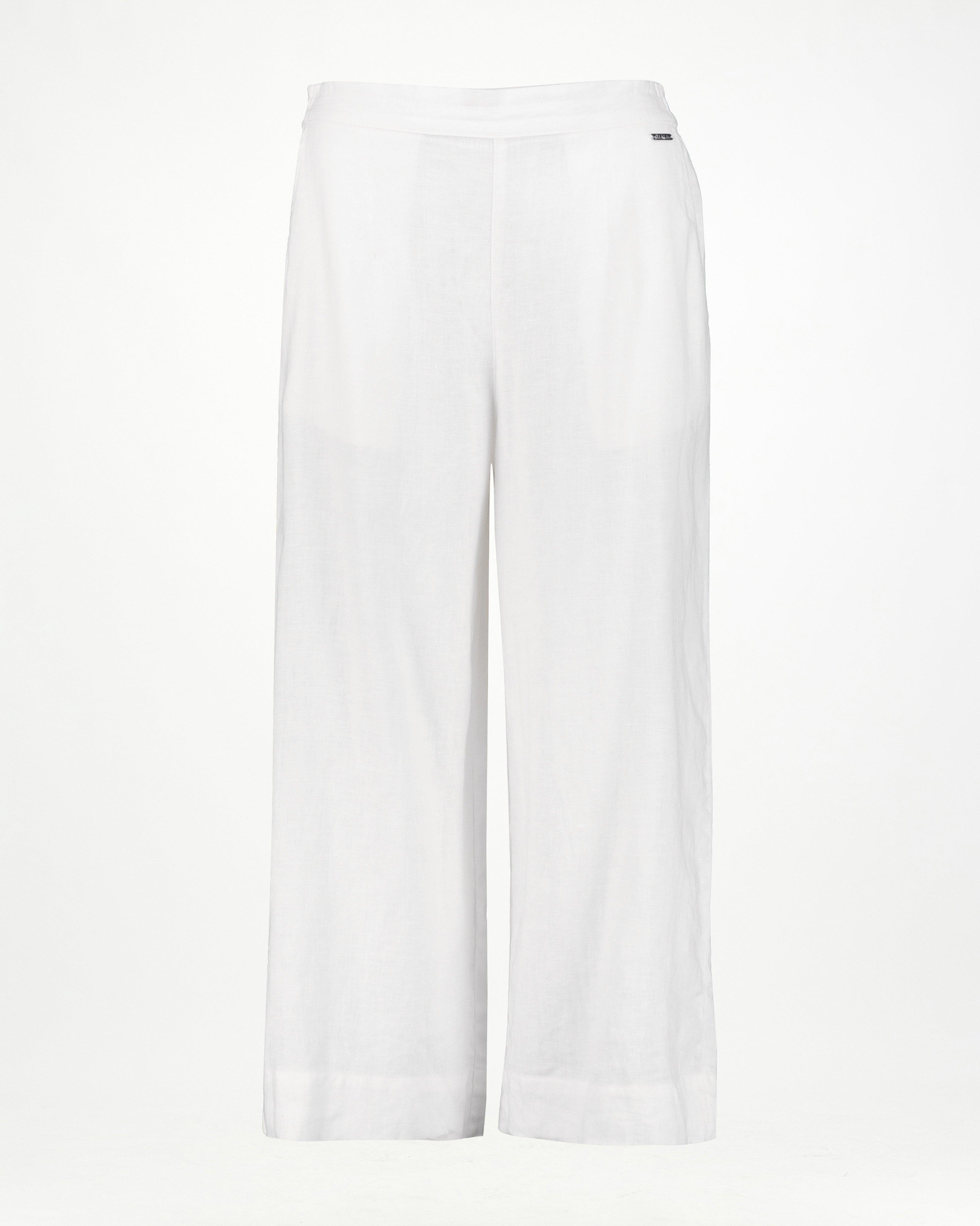  Women’s Diana Linen Pants  -  White