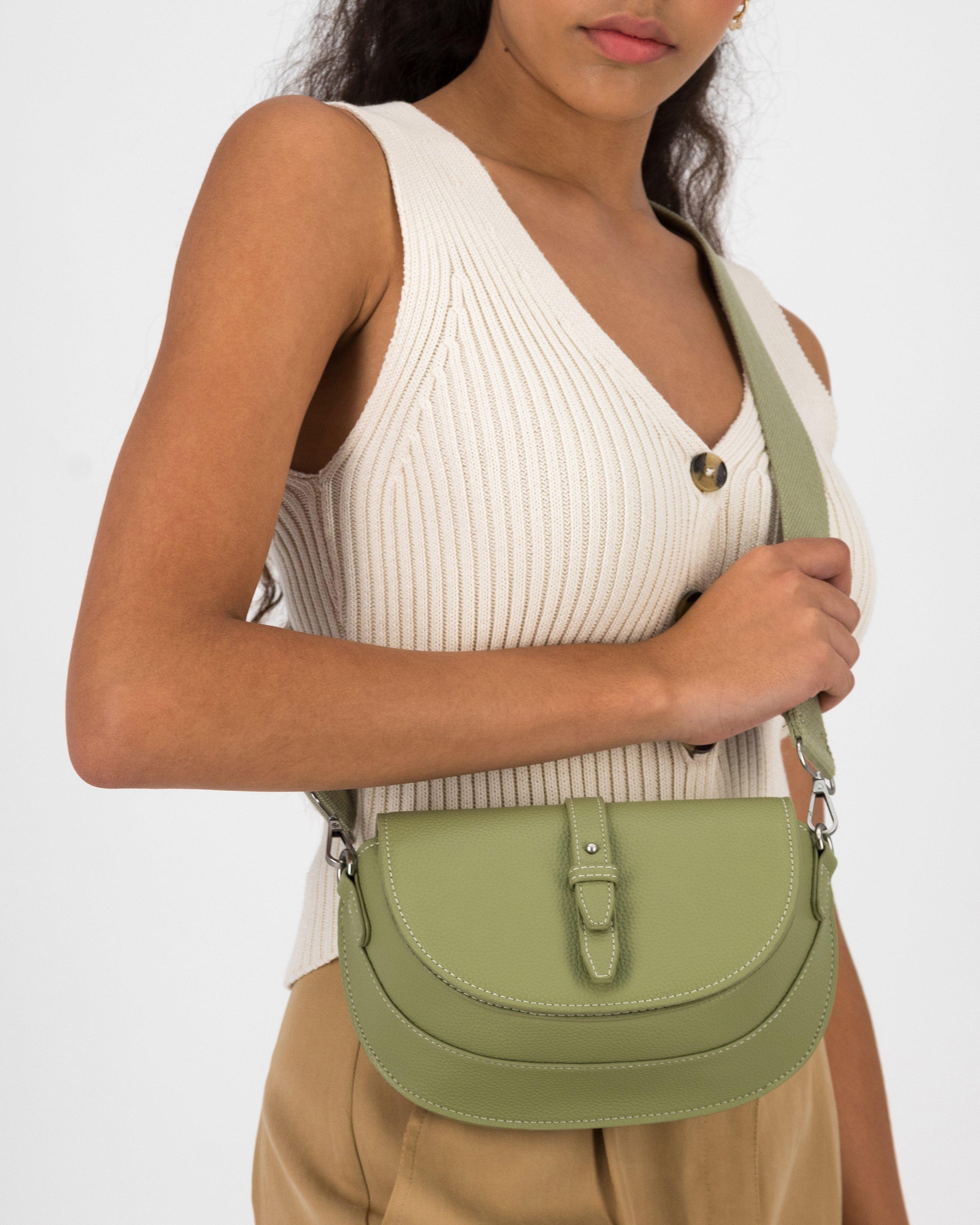 Old Khaki Tori-lee Halfmoon Crossbody Bag -  Olive