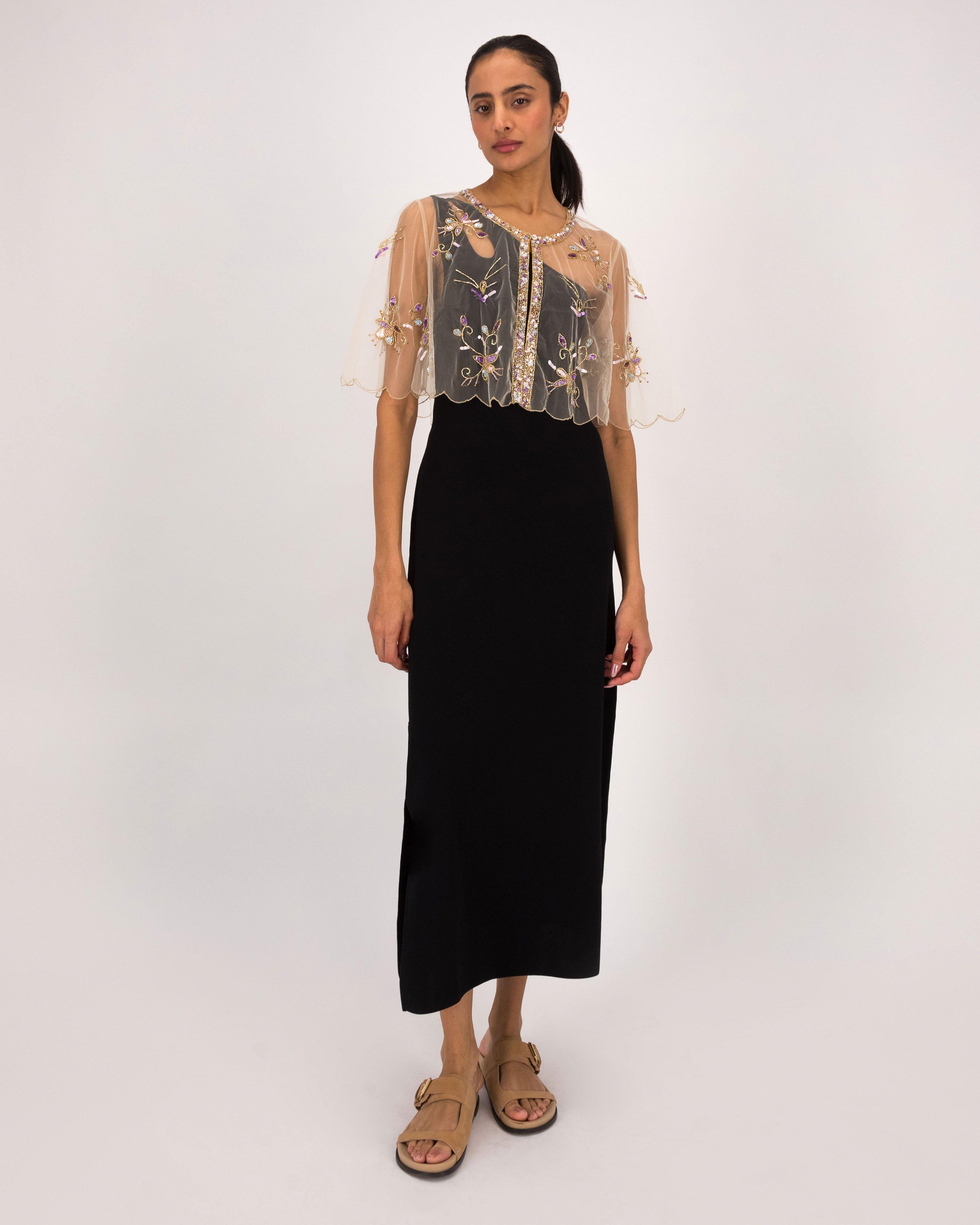 Karlee Beaded Kimono -  Nude