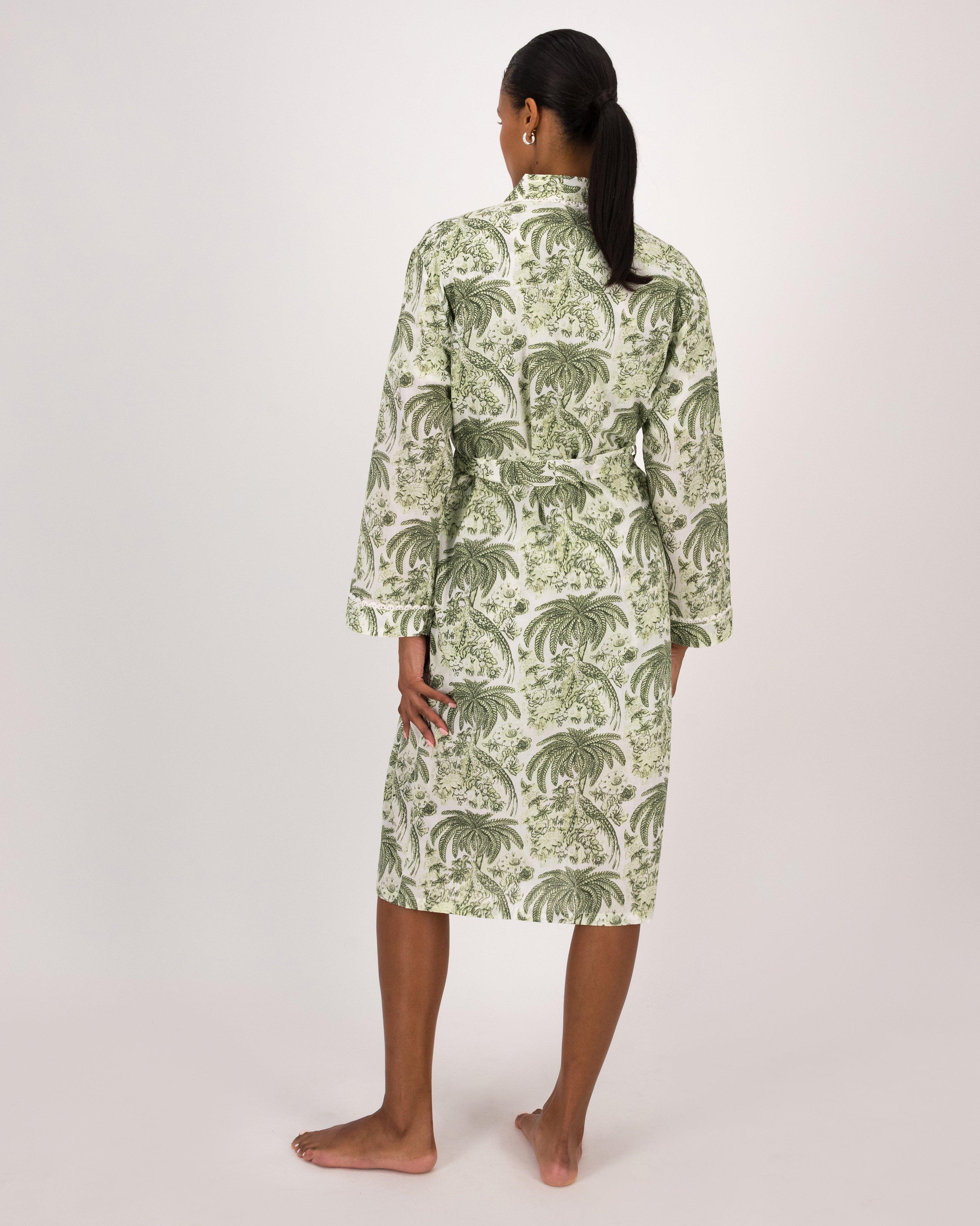 Lillana Printed Gown -  Sage