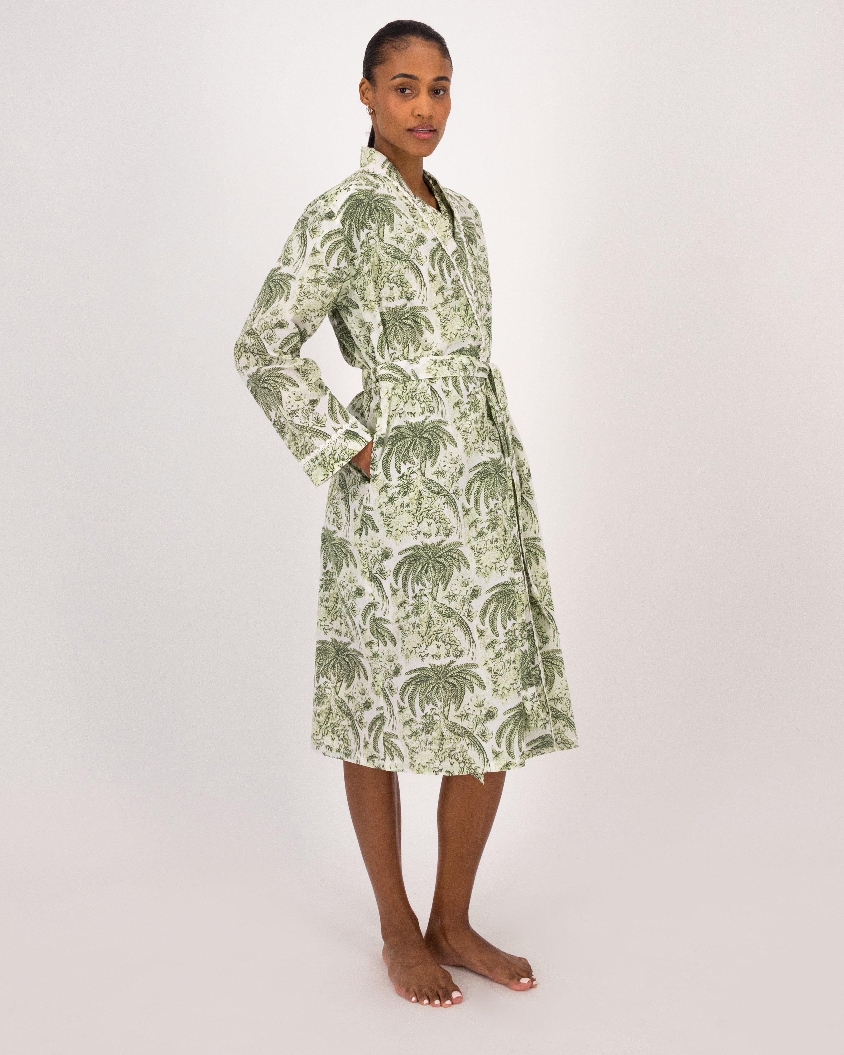 Lillana Printed Gown -  Sage