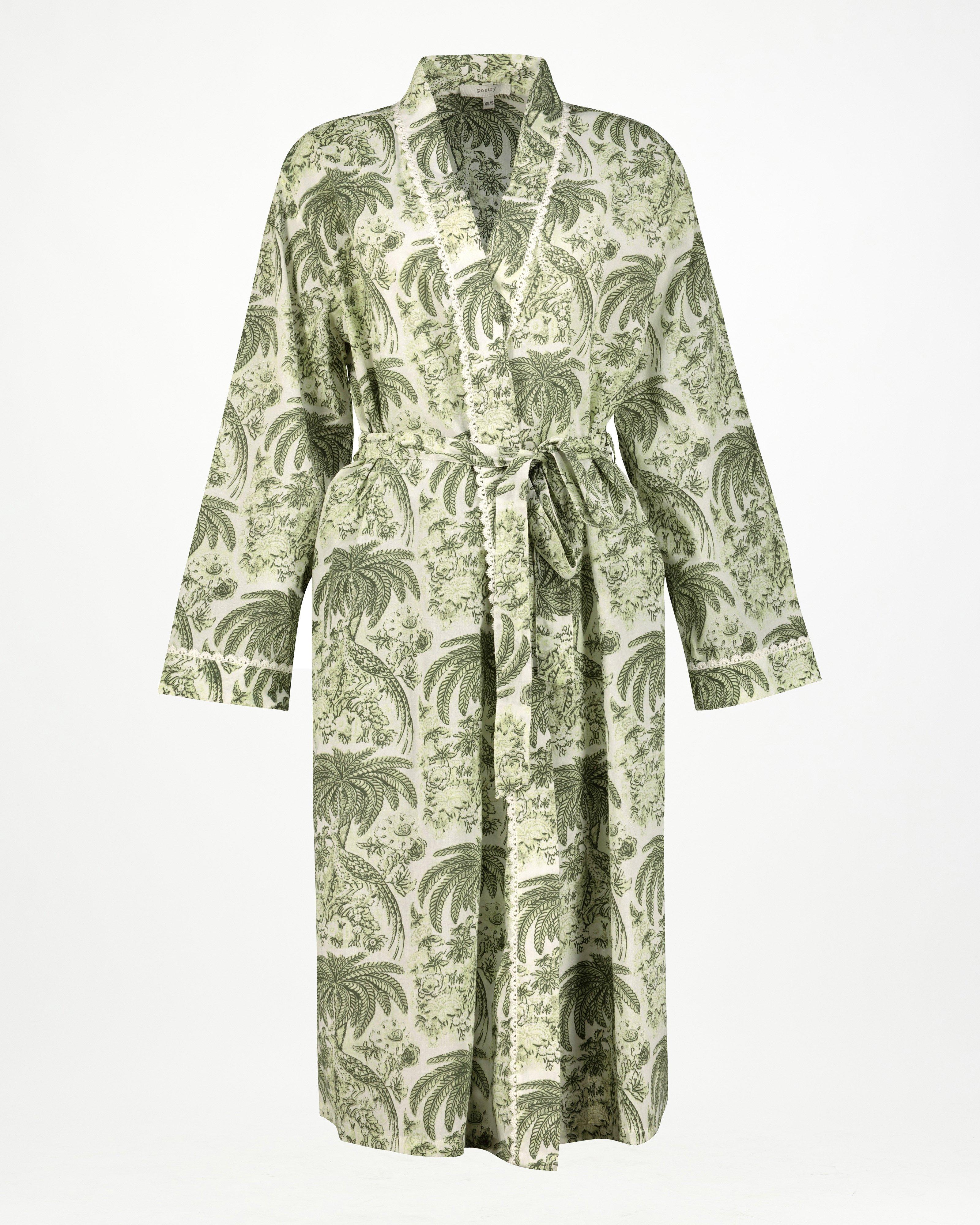 Lillana Printed Gown -  Sage