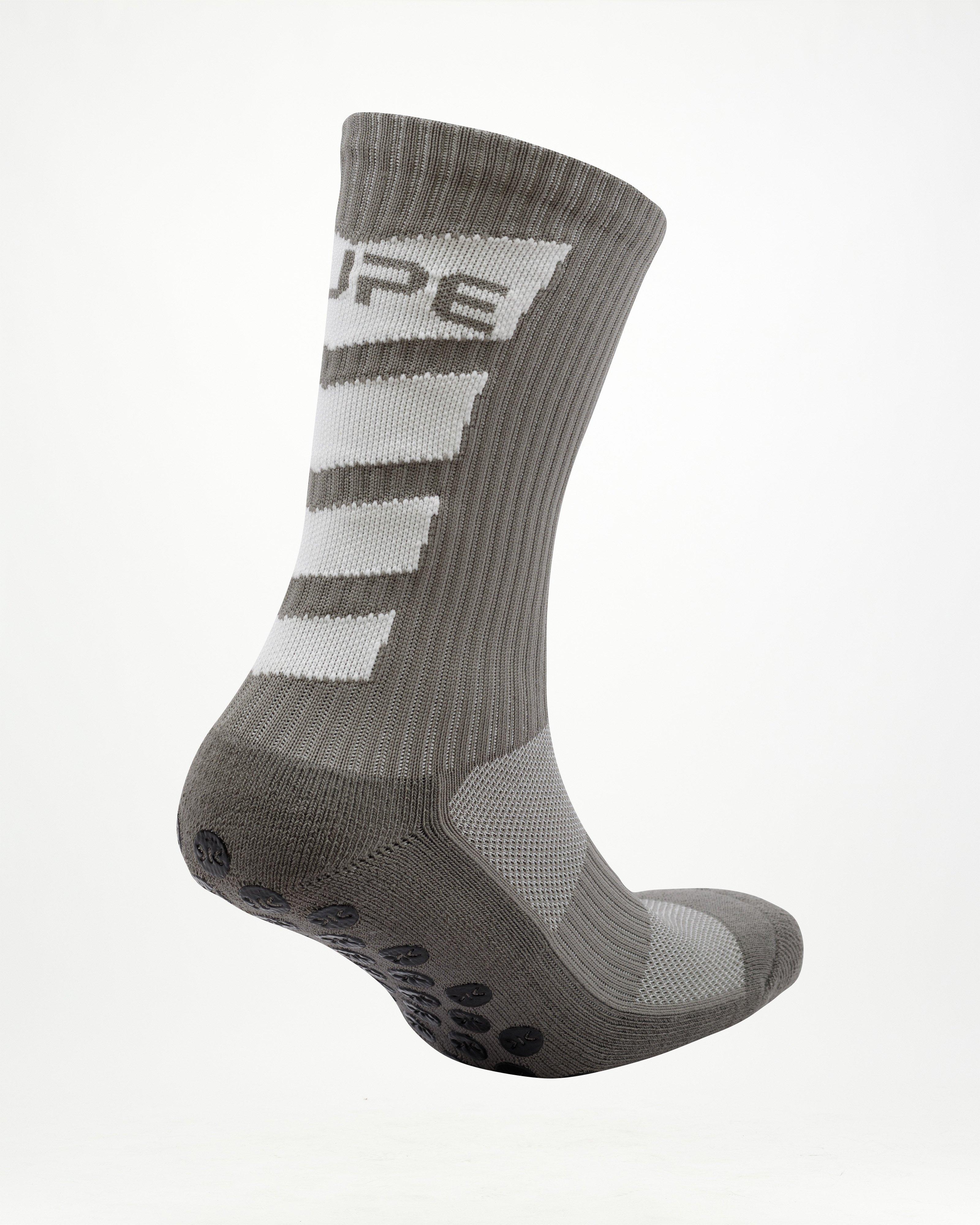 Kupe Anti-Slip Grip Socks -  Grey