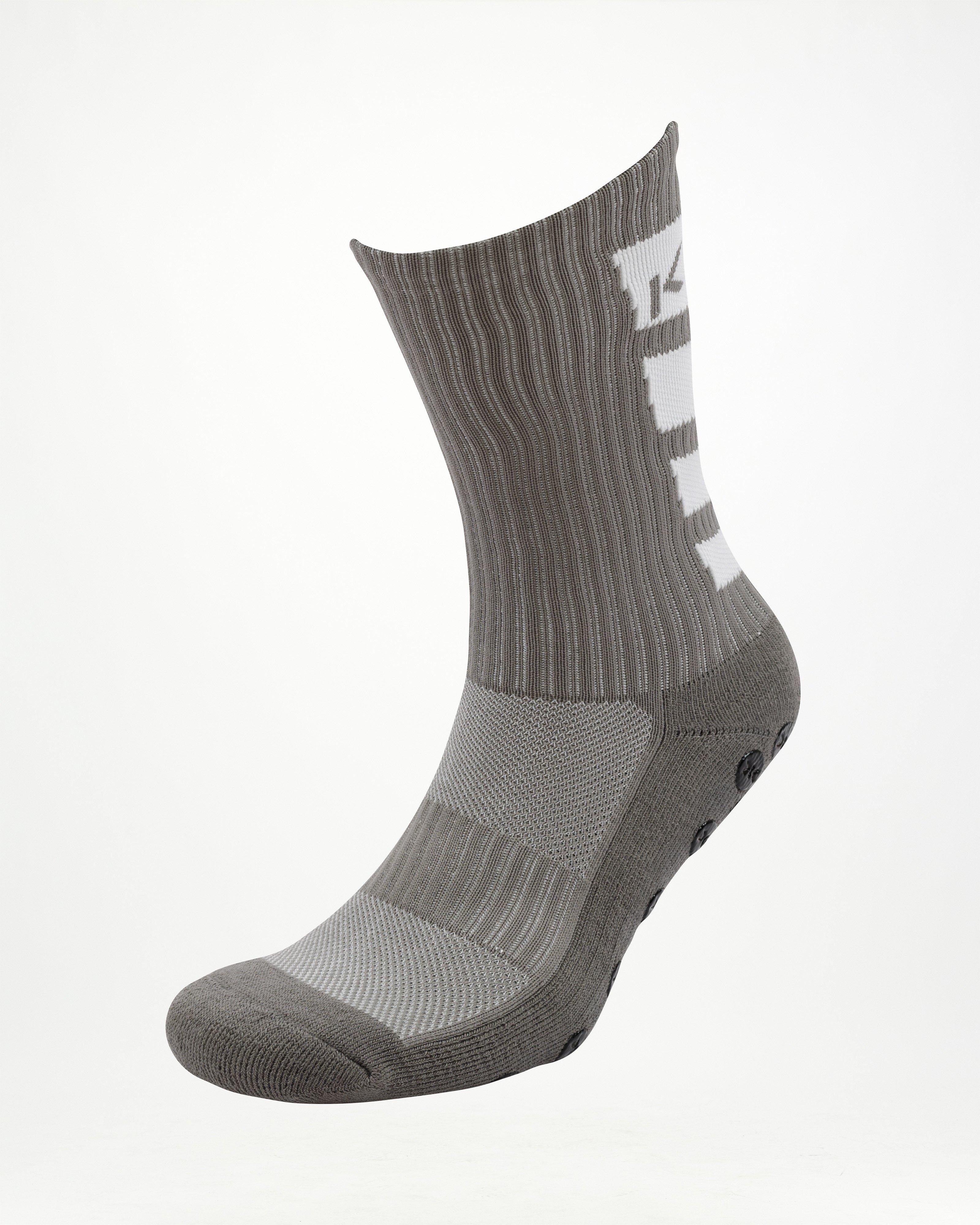 Kupe Anti-Slip Grip Socks -  Grey