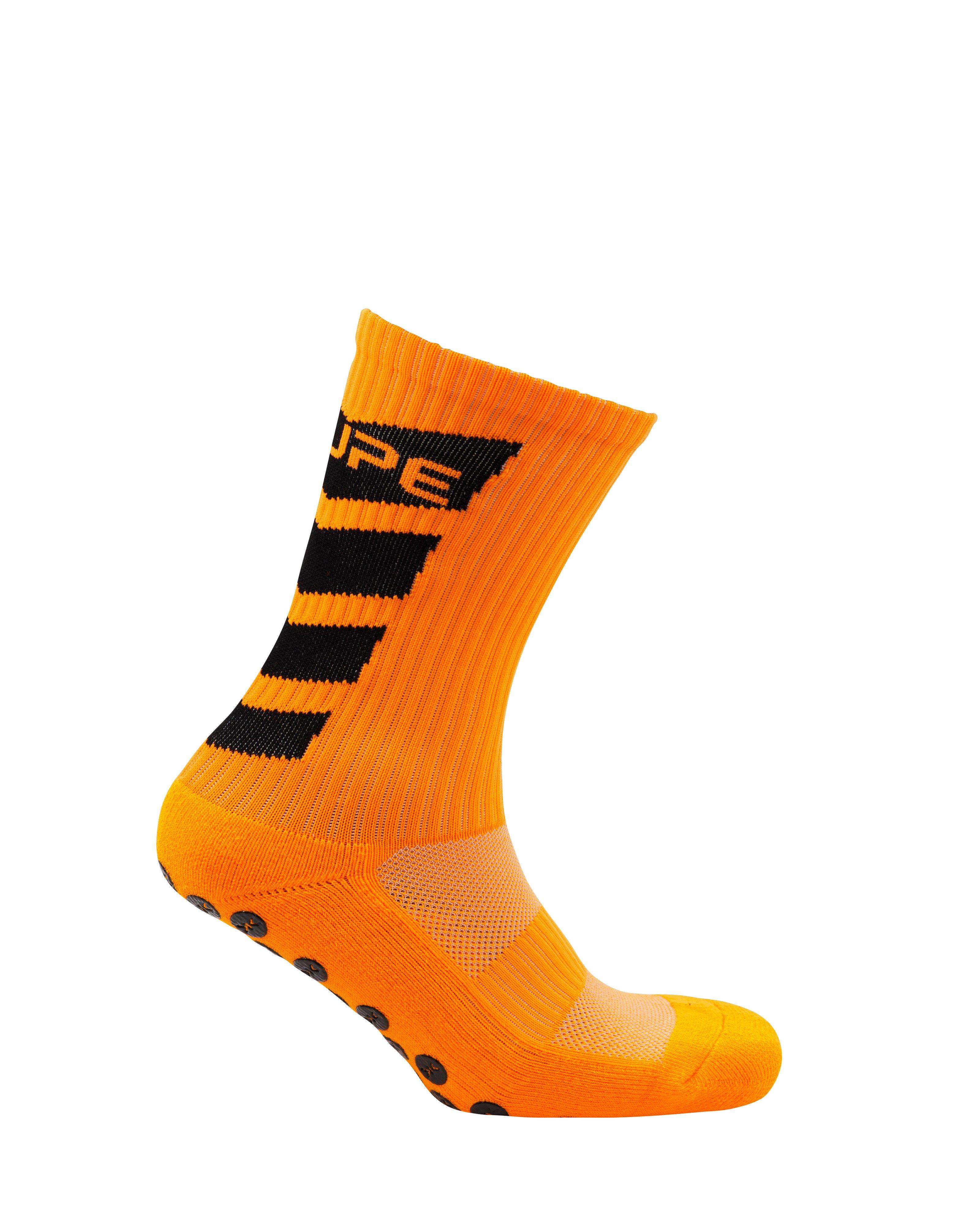 Kupe Anti-Slip Grip Socks -  Orange