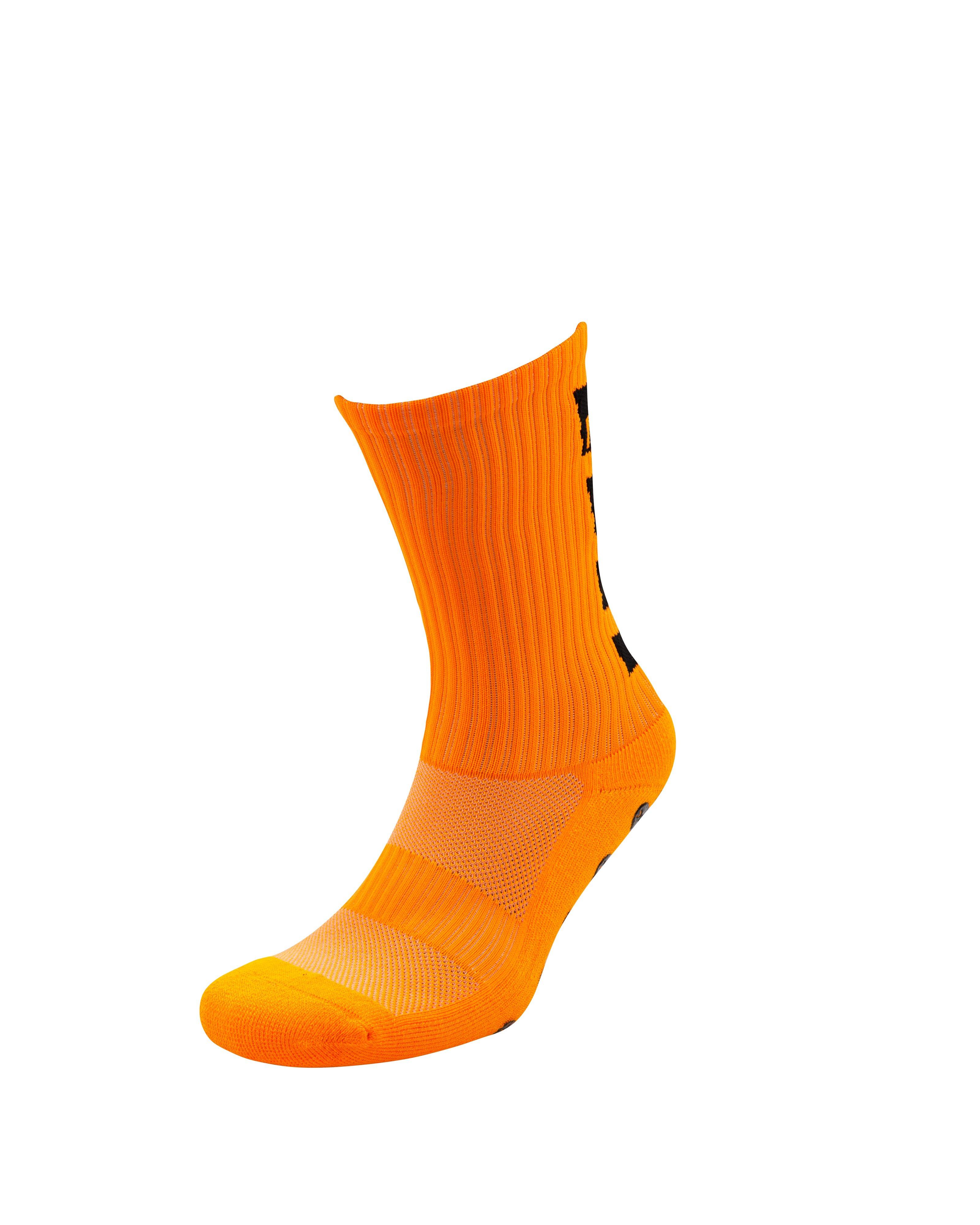 Kupe Anti-Slip Grip Socks -  Orange