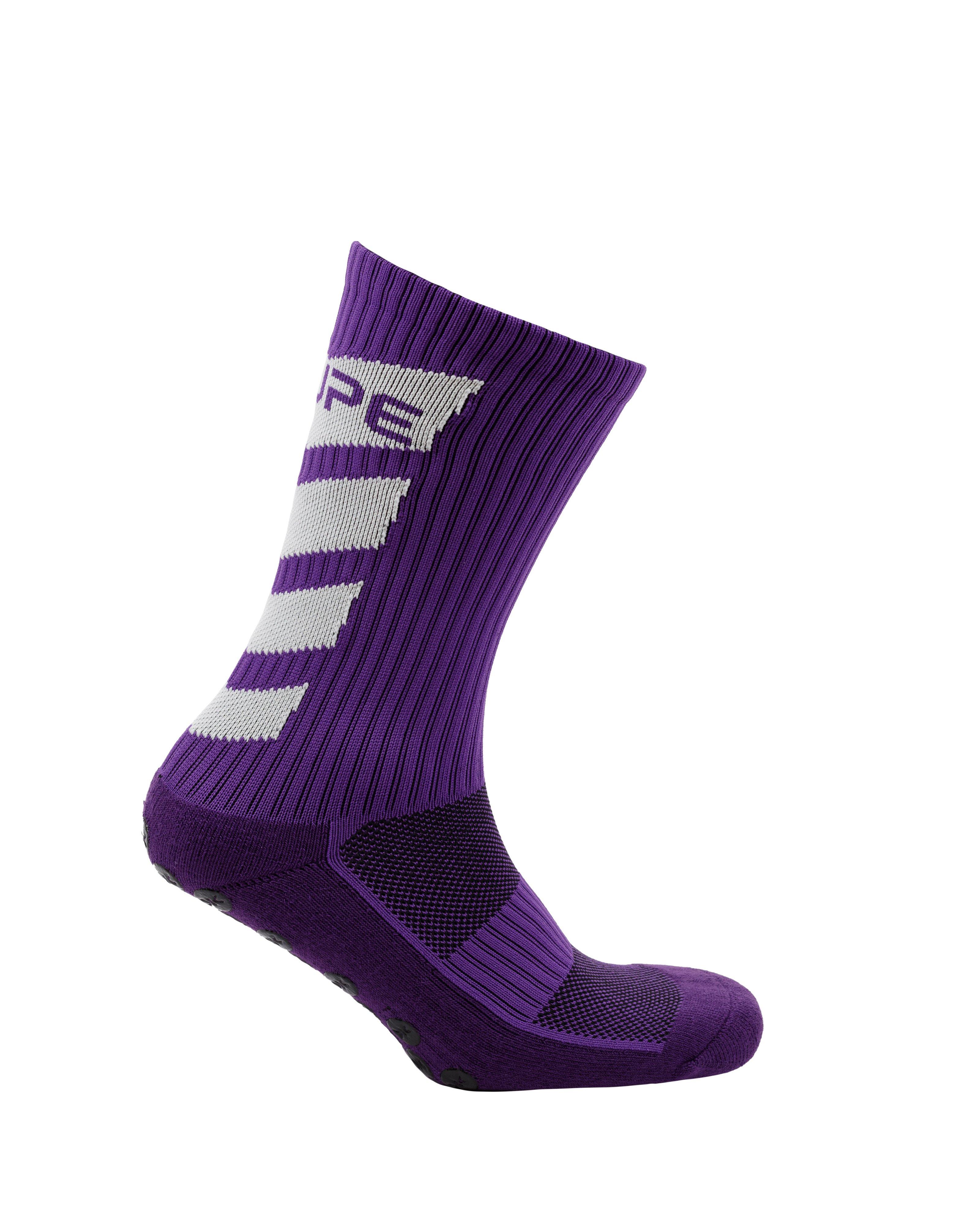 Kupe Anti-Slip Grip Socks -  Purple