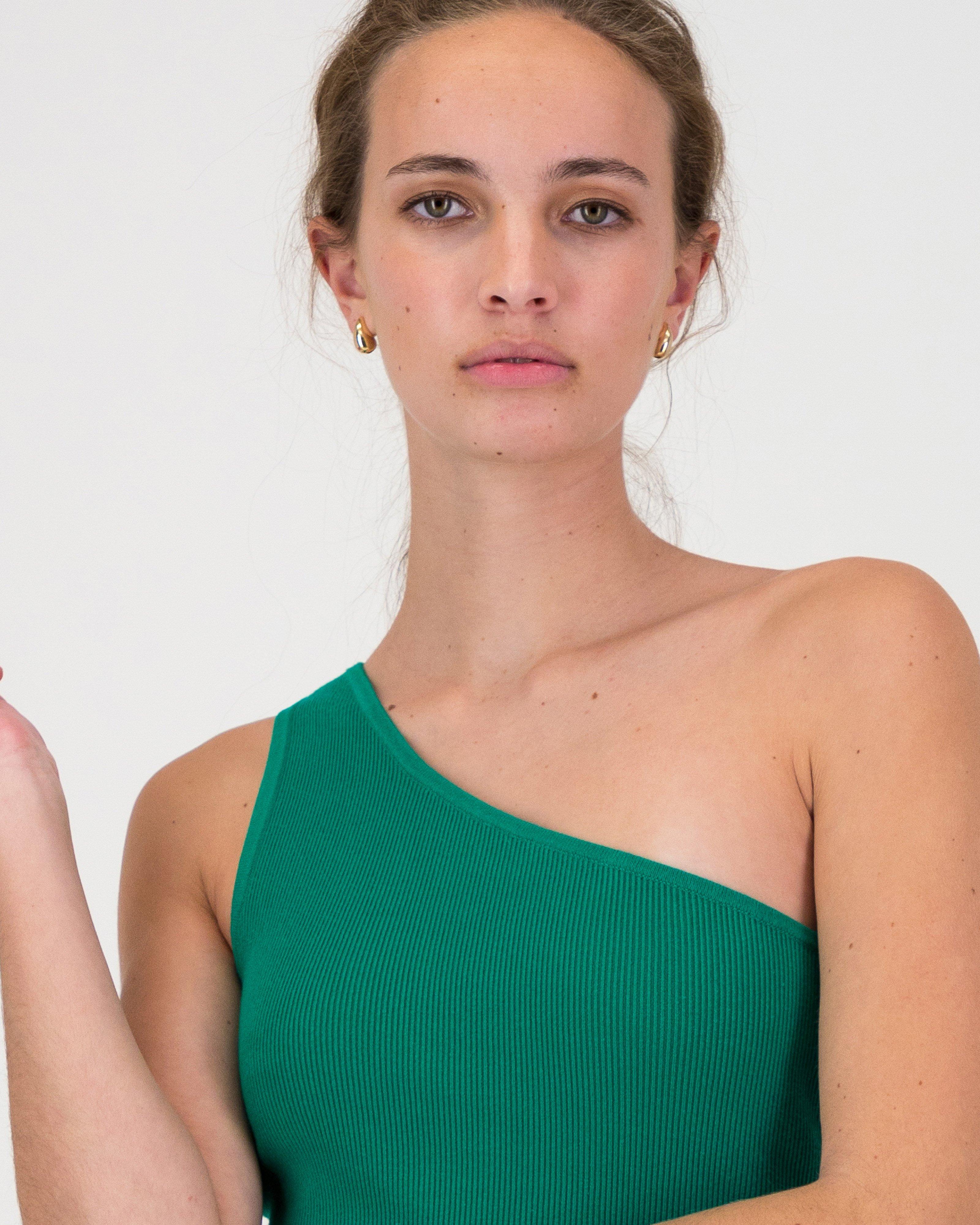 Mediam✨ミディアムShaggy One Shoulder Vest Mediam Shaggy One Shoulder Vest・IVORY - tity