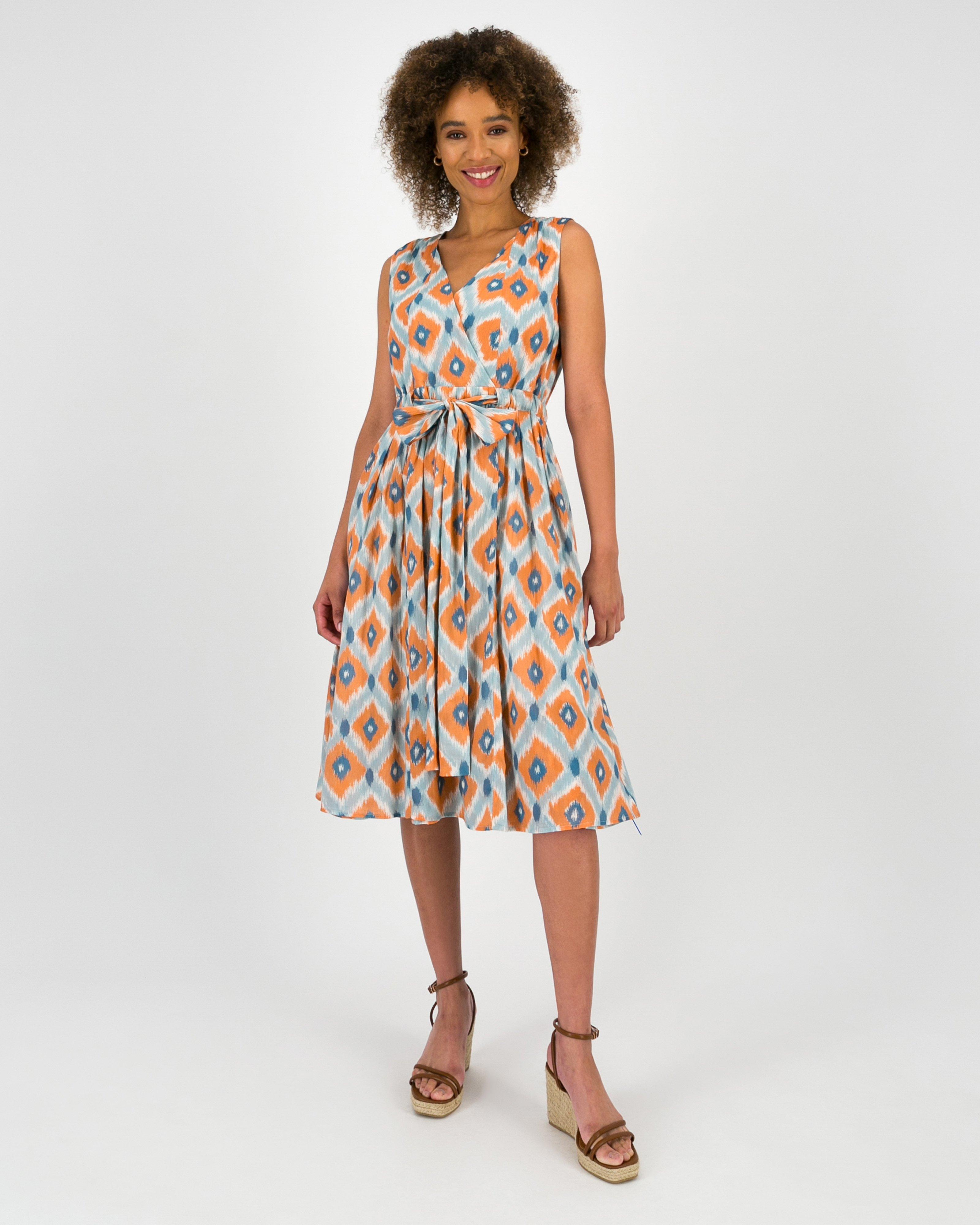 Rare Earth Women’s Neeta Printed Dress  -  Rust