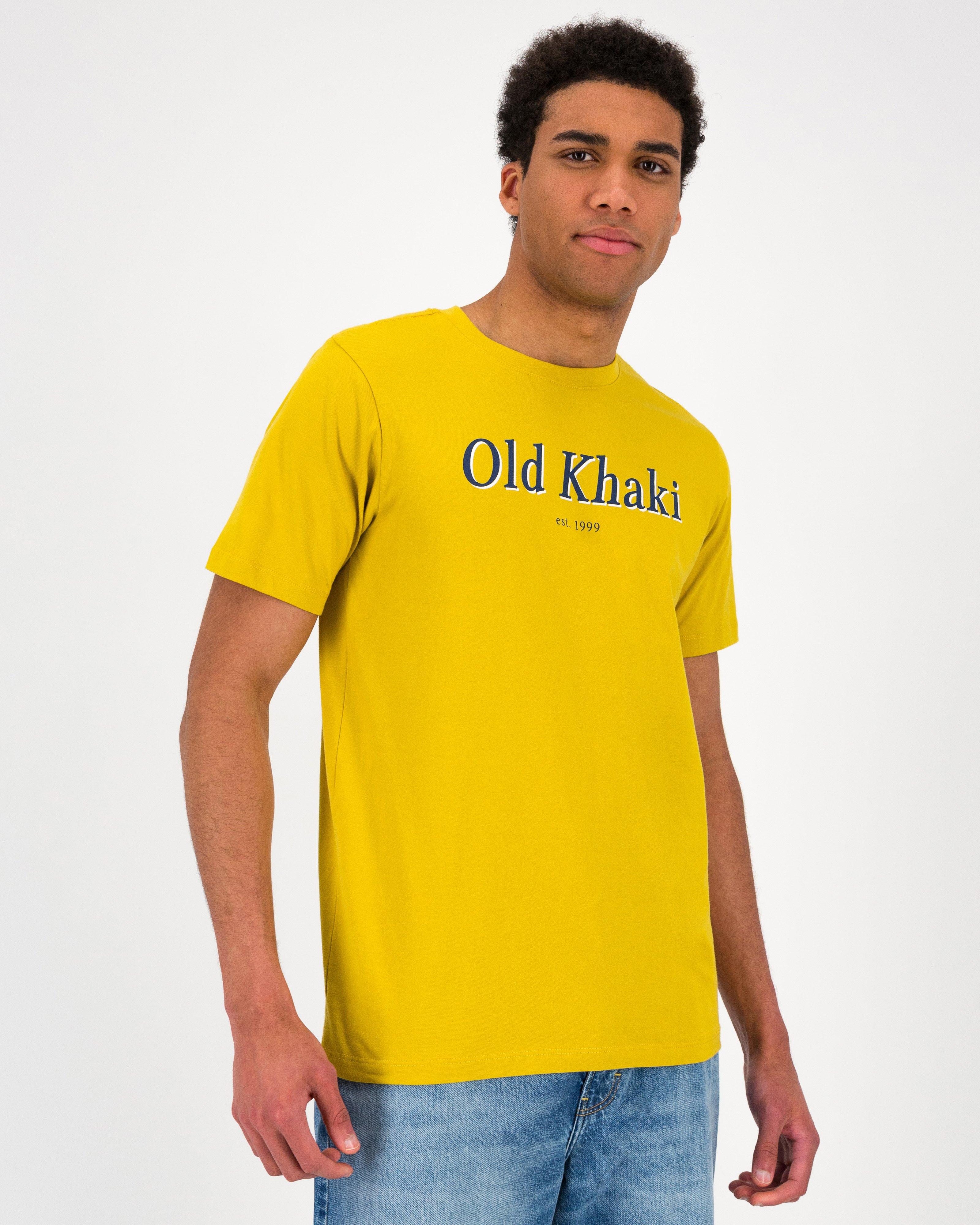 Men’s Lebo Standard Fit T-Shirt  -  Mustard