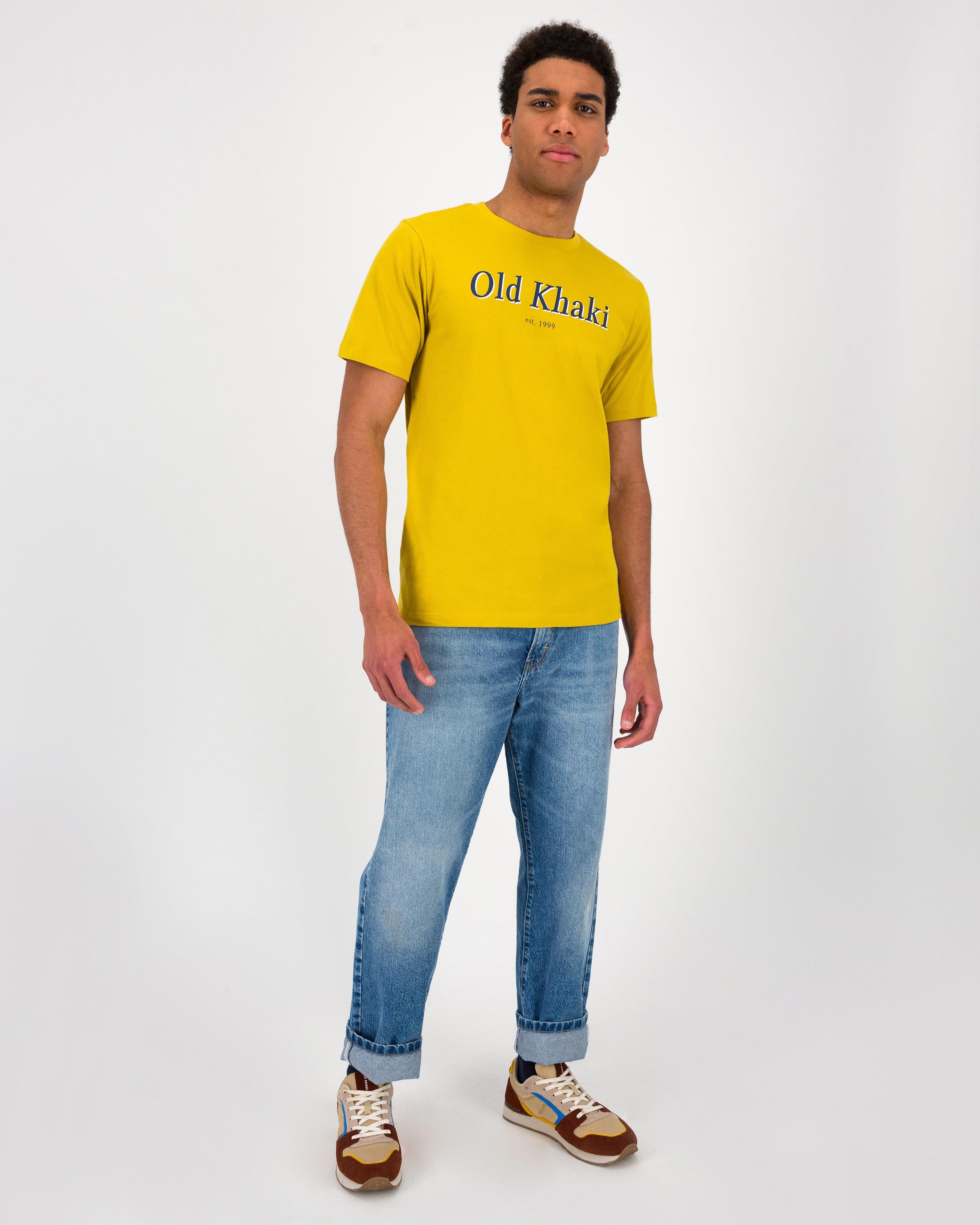 Men’s Lebo Standard Fit T-Shirt  -  Mustard