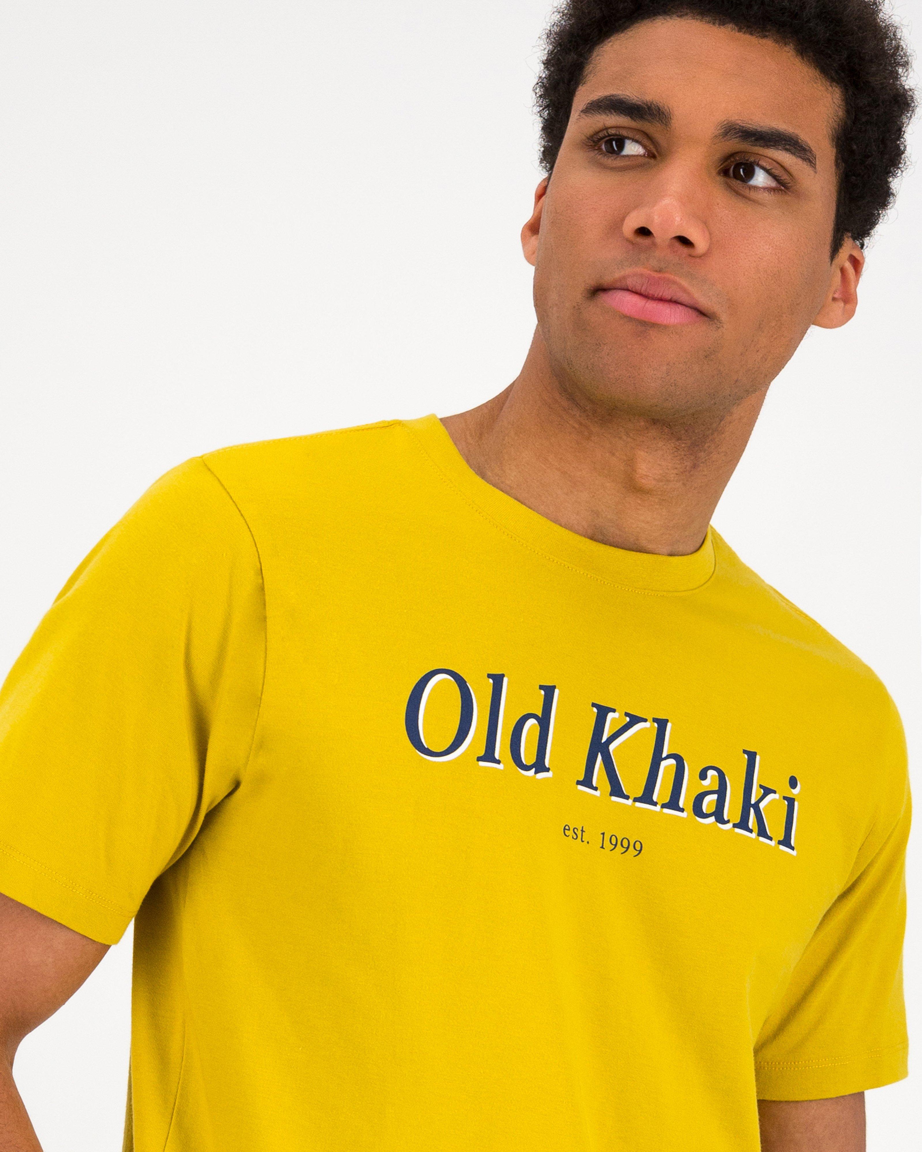 Men’s Lebo Standard Fit T-Shirt  -  Mustard