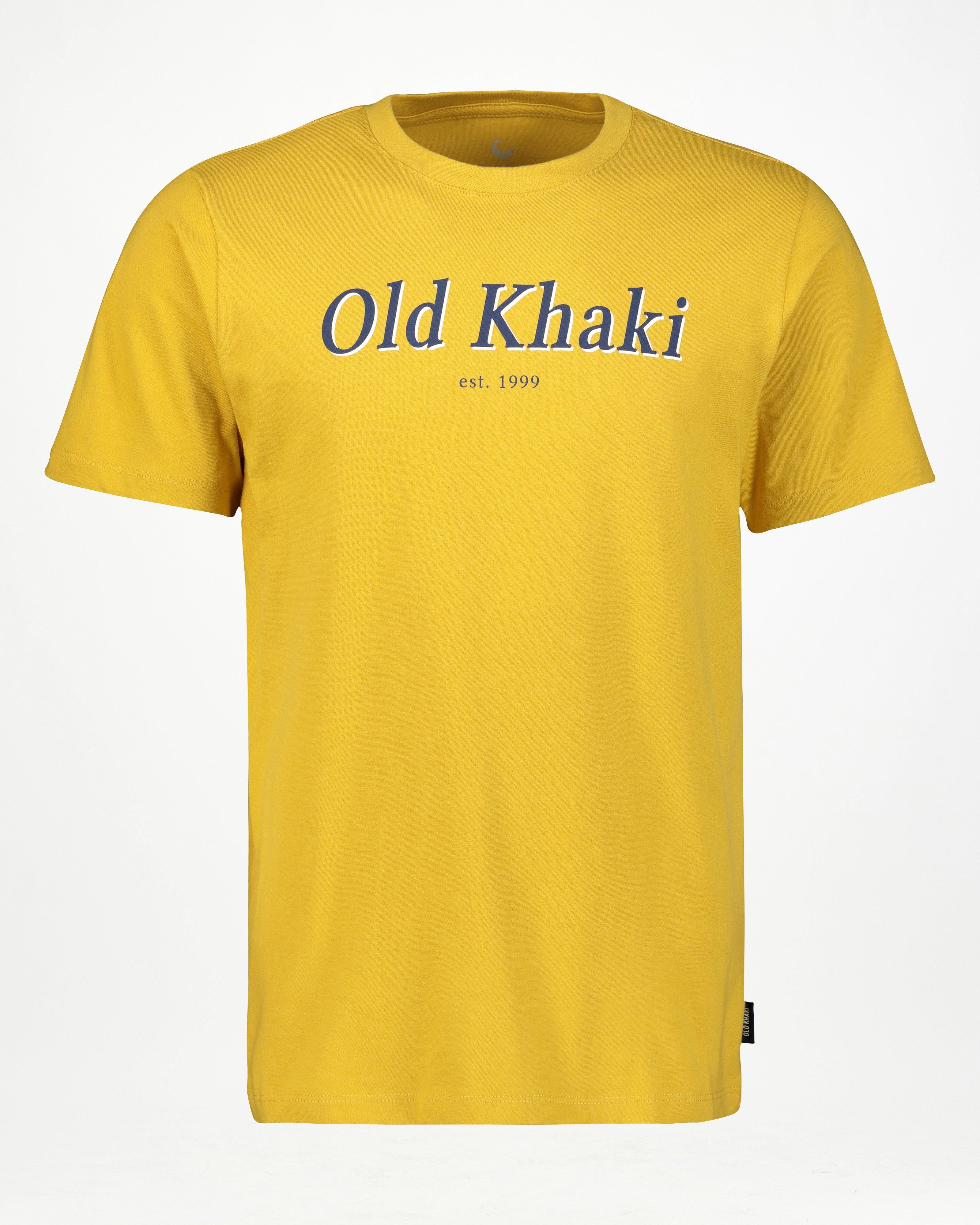 Men’s Lebo Standard Fit T-Shirt  -  Mustard