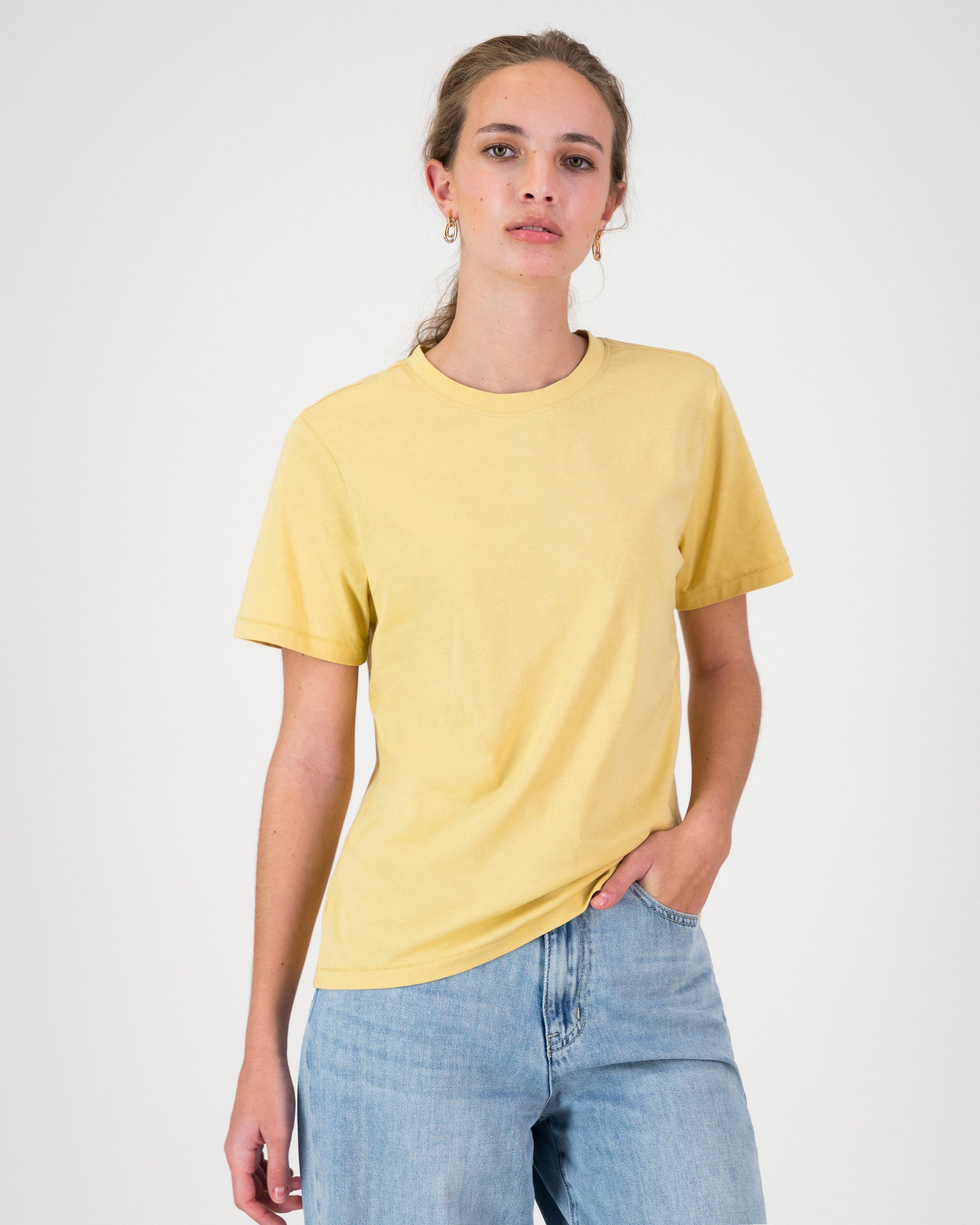 Lana Basic Tee -  Yellow