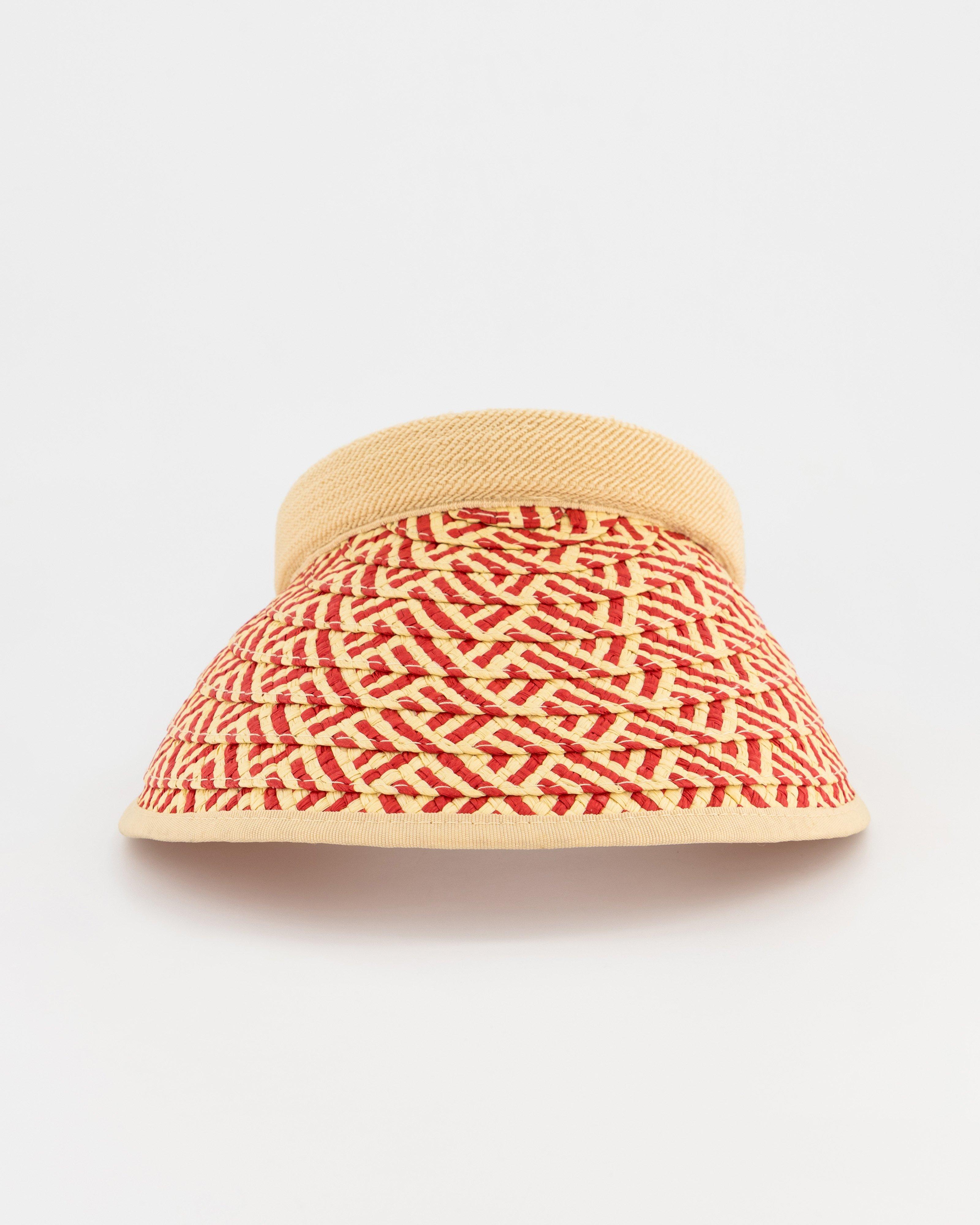 Mian Straw Visor -  Oatmeal
