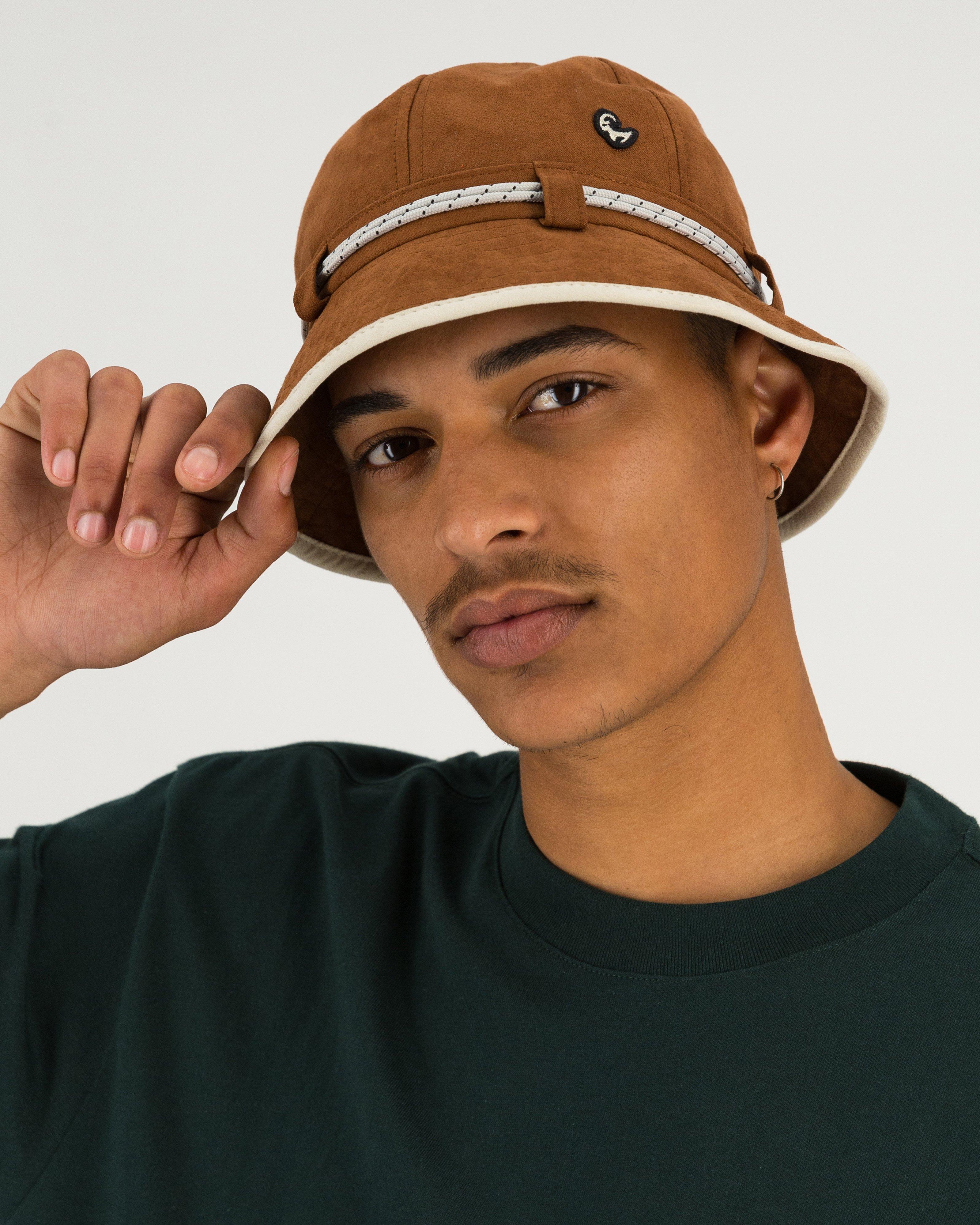 Men's Burton Bungee Cord Bucket Hat  -  Tan