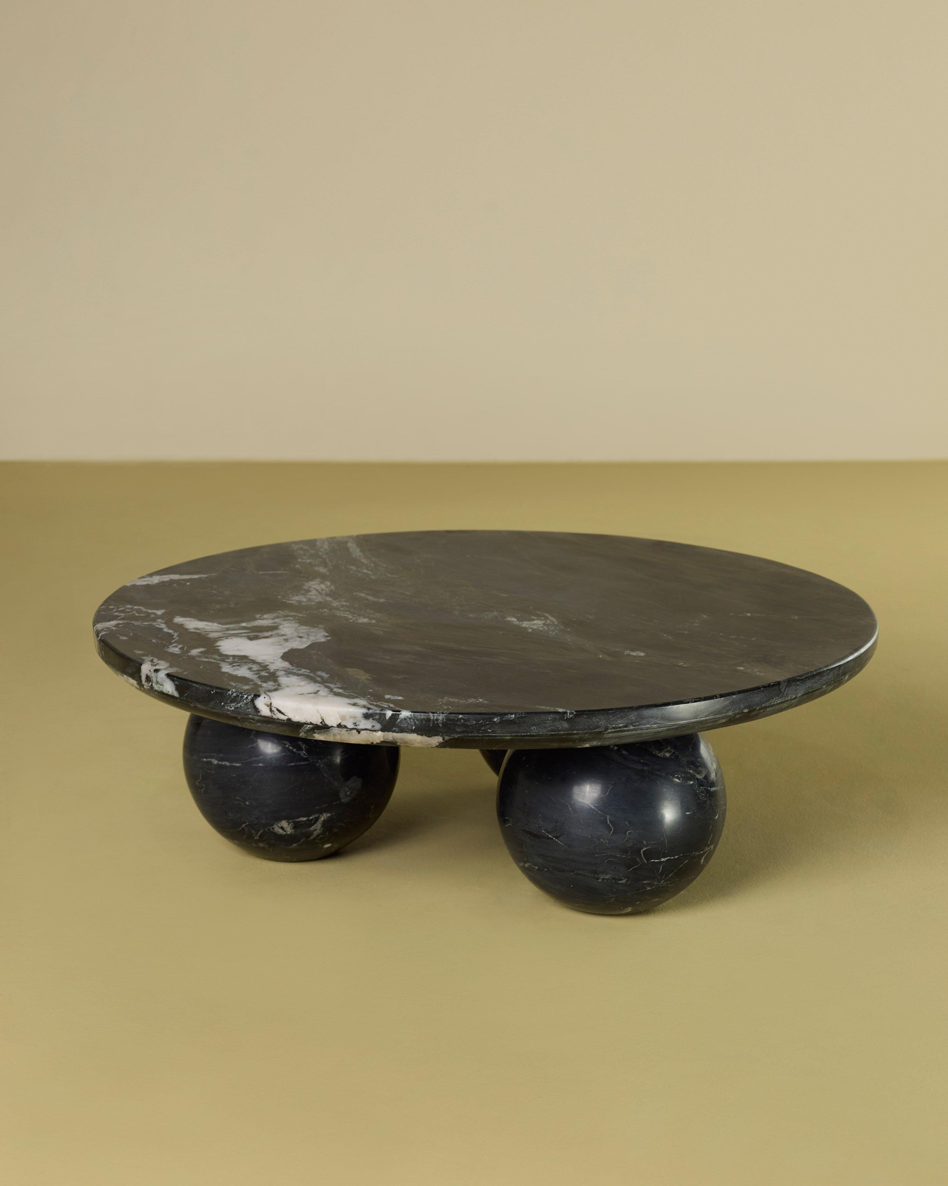 Uma Marble Coffee Table -  Black