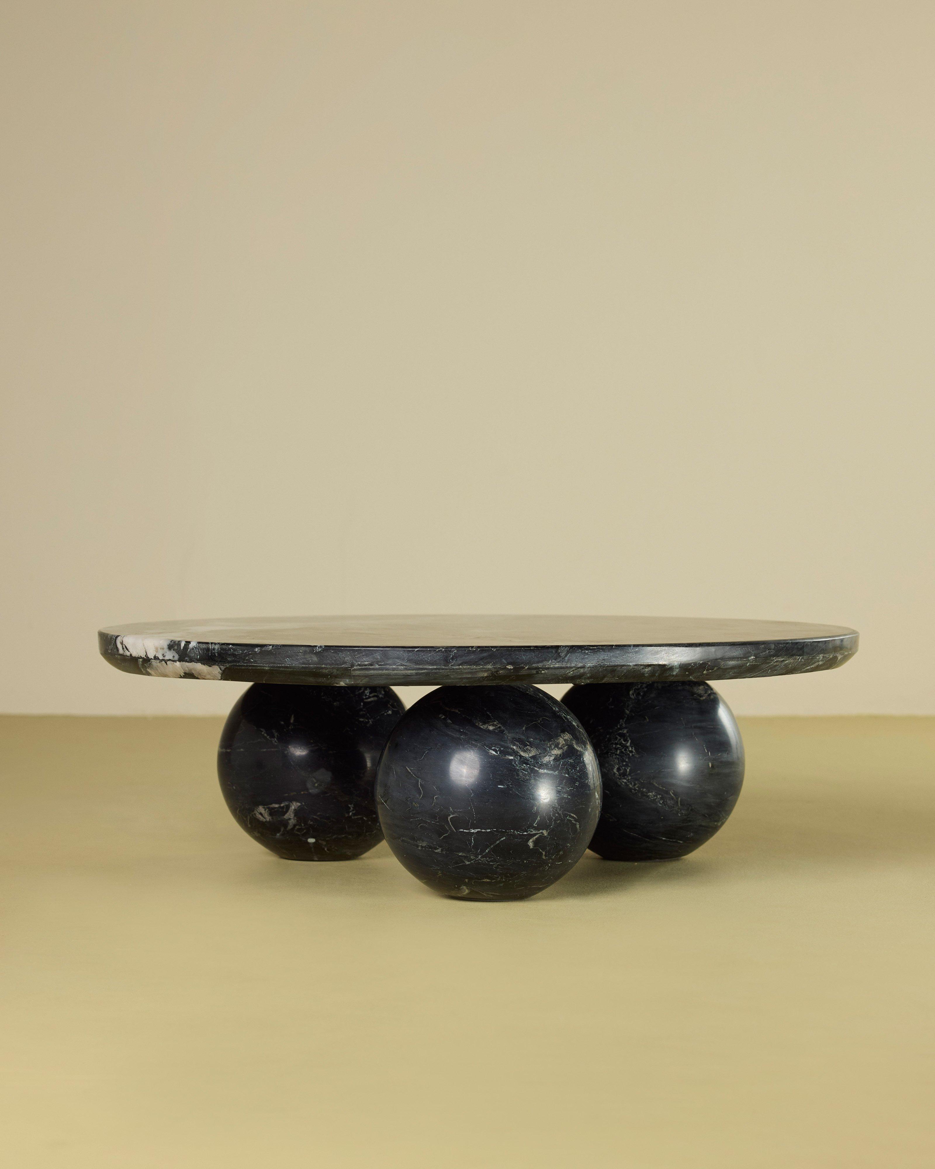 Uma Marble Coffee Table -  Black