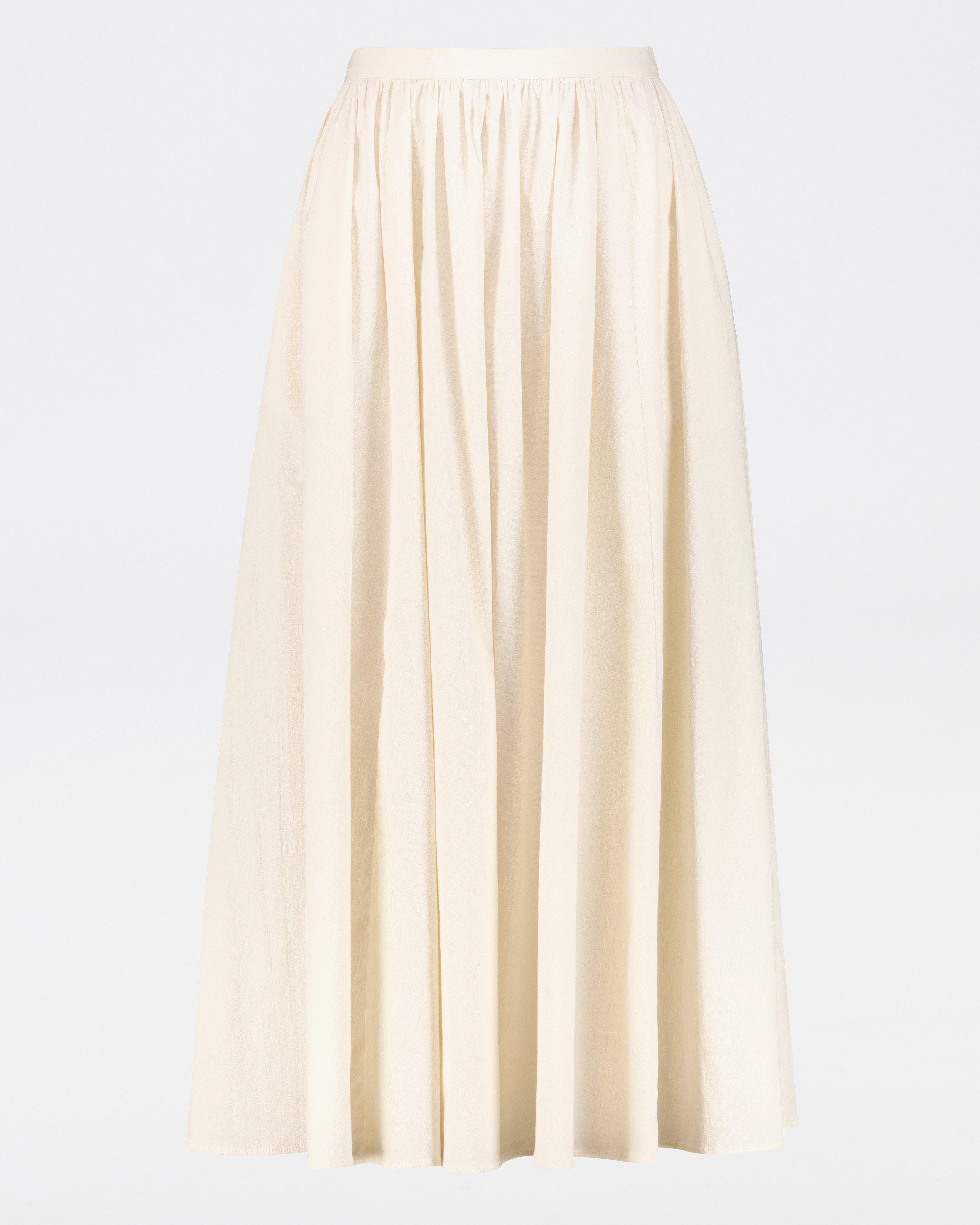 Meryl Gathered Skirt -  Milk