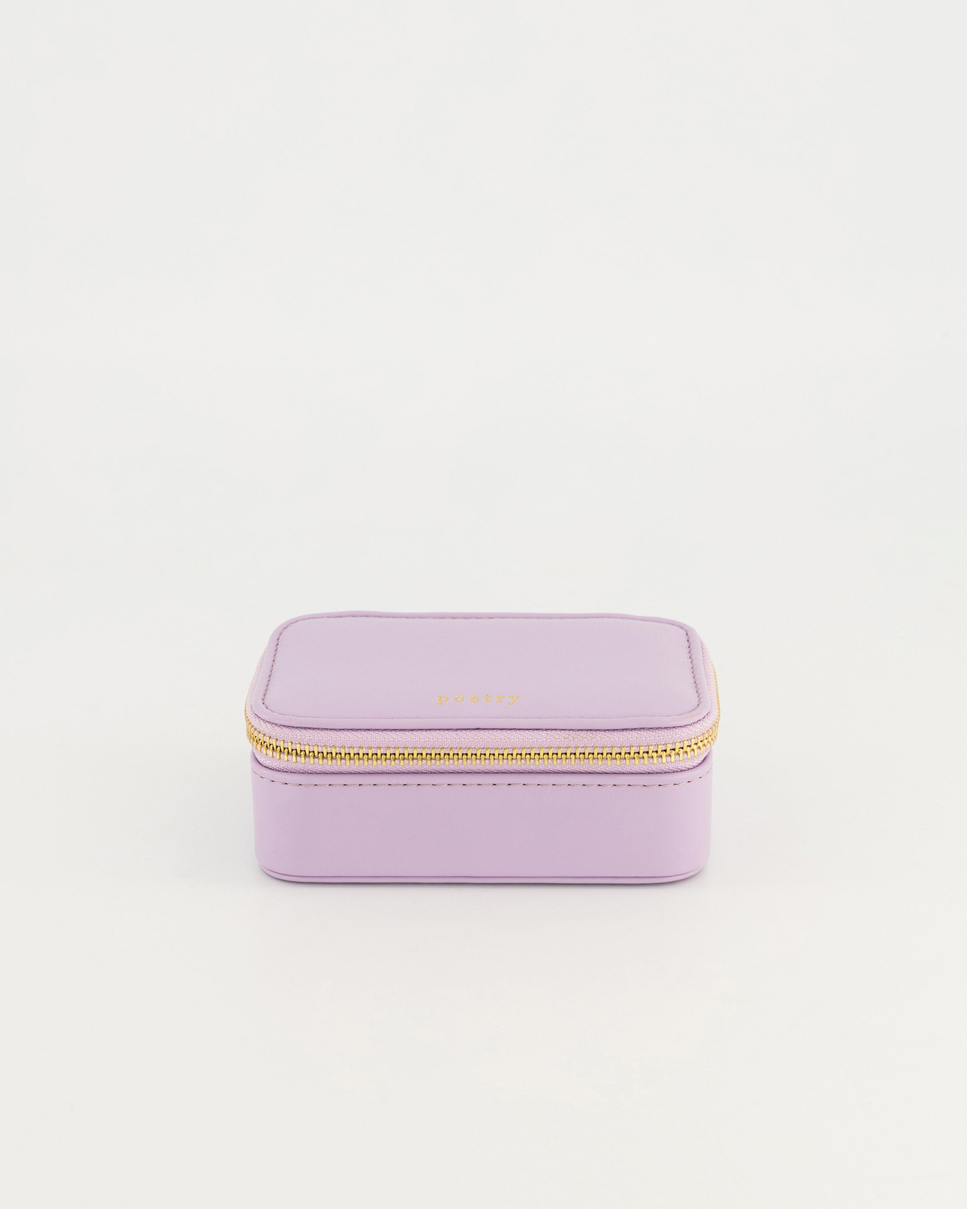 Leeann Rectangular Jewellery Box -  Lilac